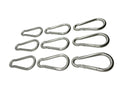 C.P. Sports Carabiner Set 9 Pieces up to 230 kg Snap Hooks