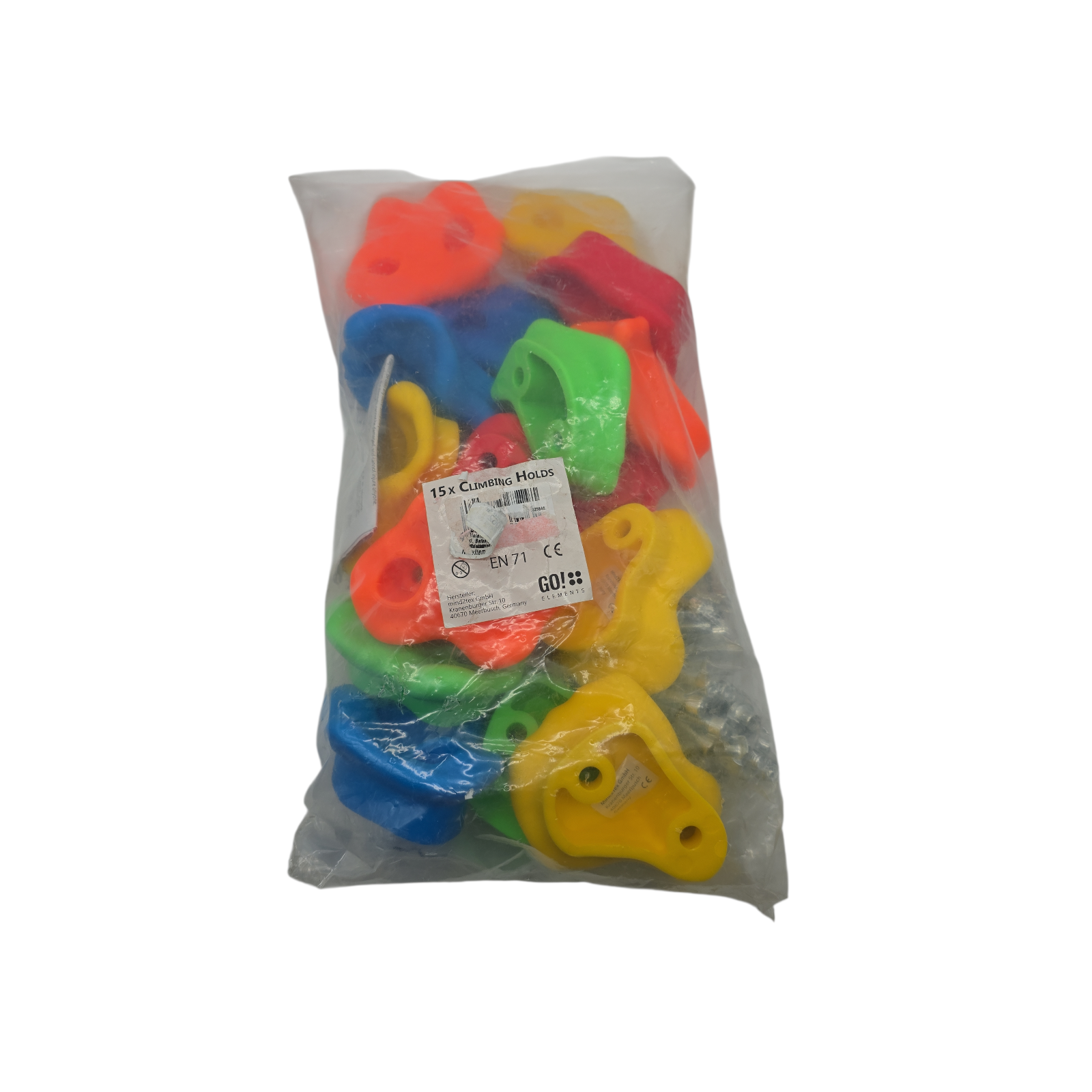 GO!elements Klettergriffe Kinder 15 Stück bunt Outdoor Indoor
