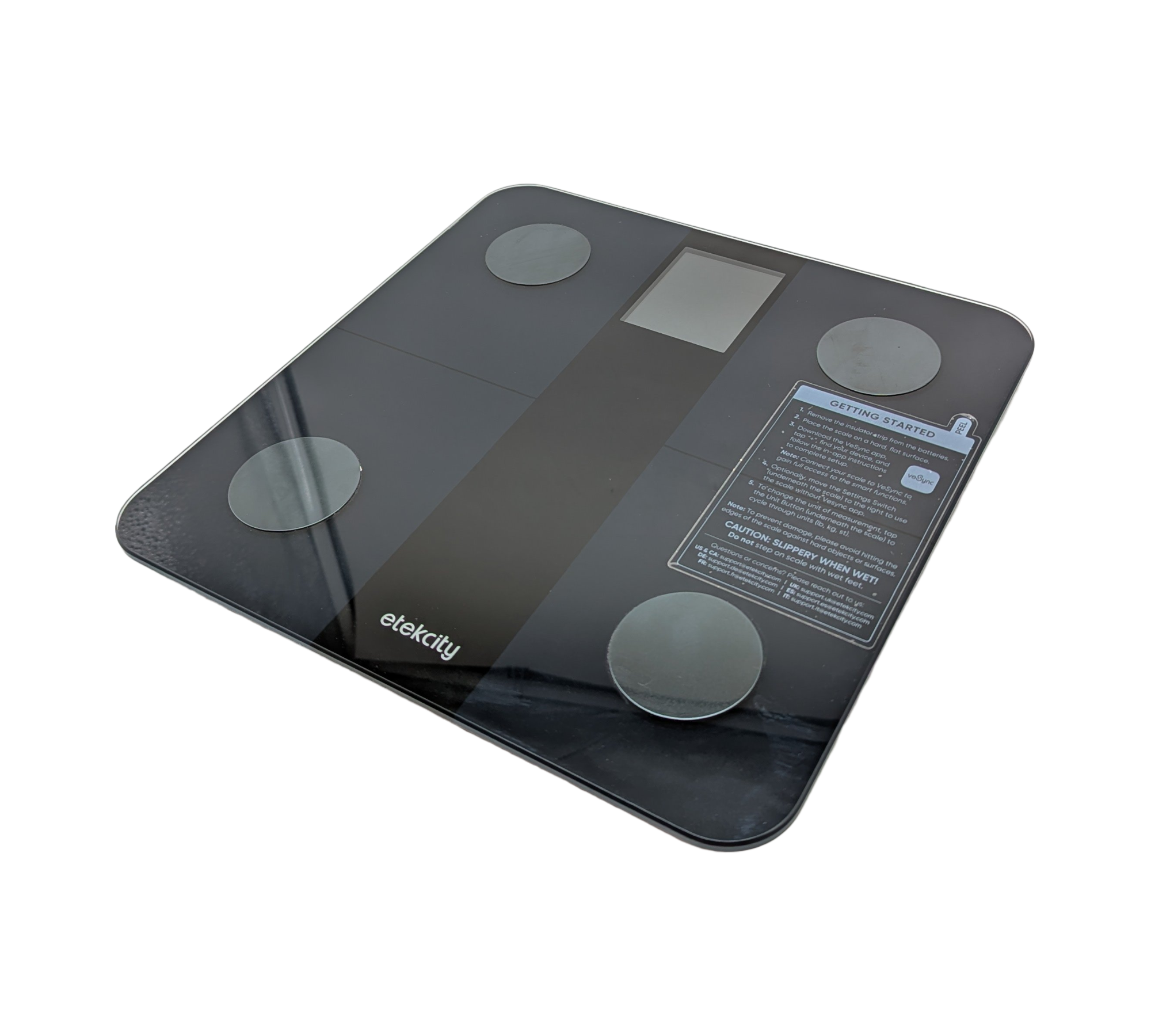 Etekcity Körperfettwaage 180 kg Bluetooth AC Technologie