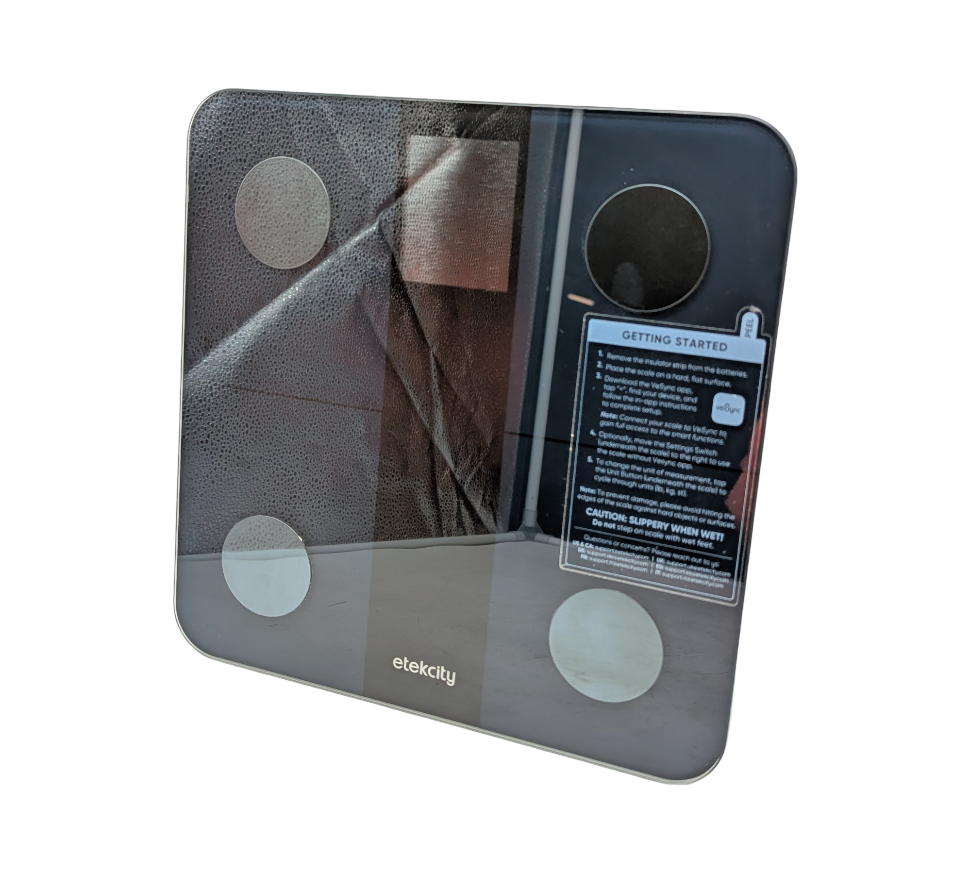 Etekcity Körperfettwaage 180 kg Bluetooth AC Technologie