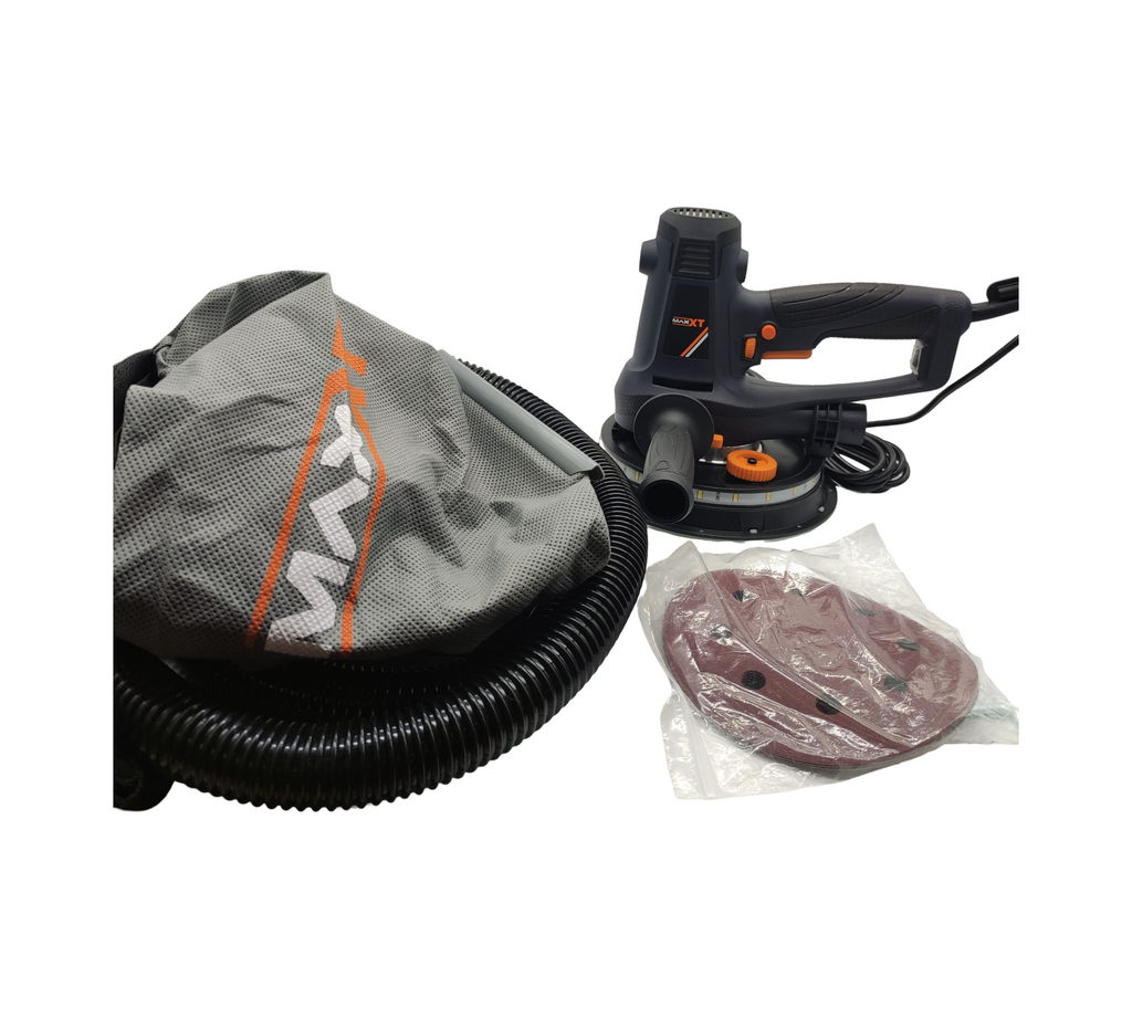 MAXXT Handschleifmaschine 810 W 1500–2800 RPM mit Absaugung