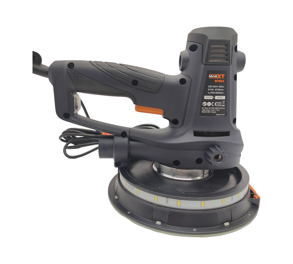 MAXXT Handschleifmaschine 810 W 1500–2800 RPM mit Absaugung
