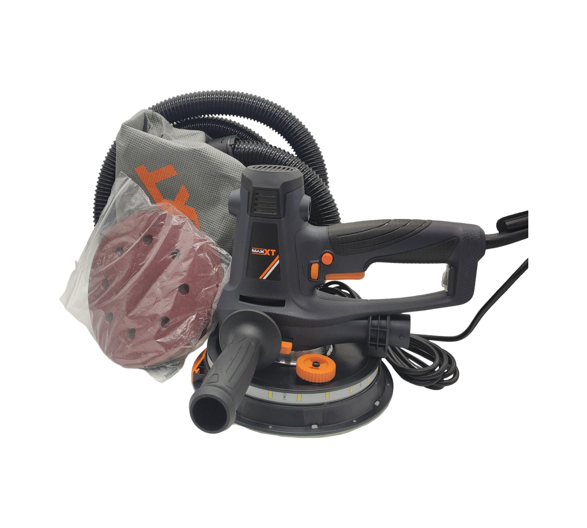 MAXXT Handschleifmaschine 810 W 1500–2800 RPM mit Absaugung
