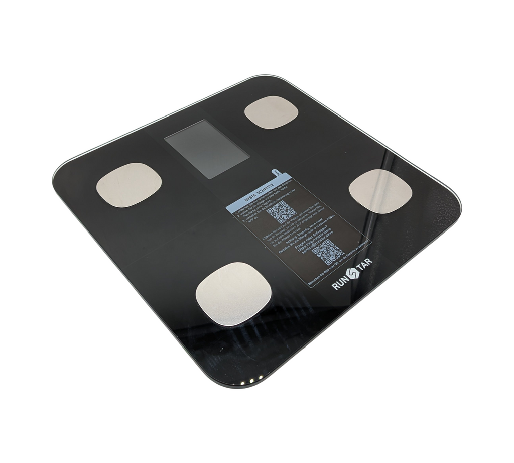 RunSTAR Digitale Körperfettwaage BMI Herzfrequenz 15 Werte