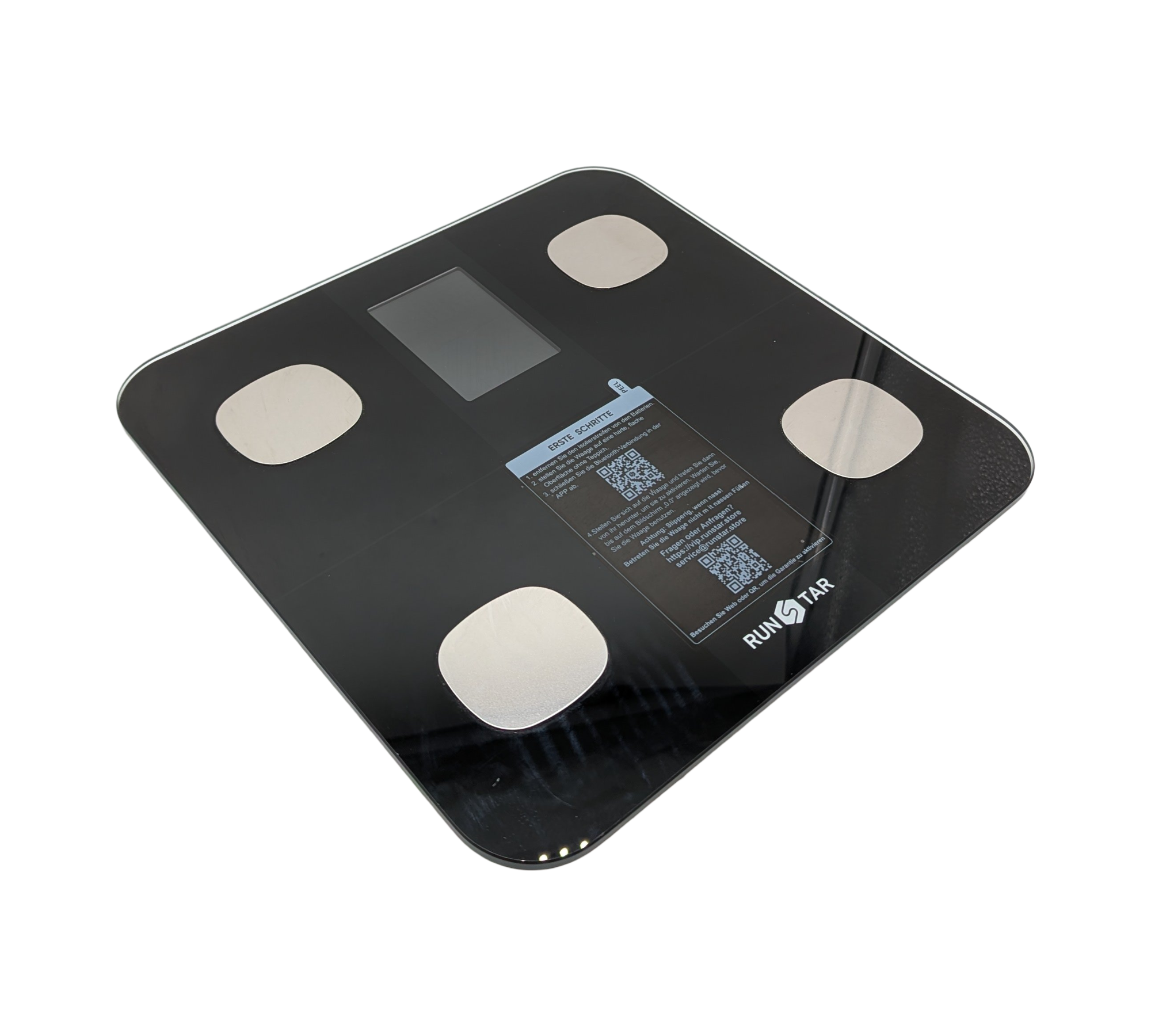 RunSTAR Digitale Körperfettwaage BMI Herzfrequenz 15 Werte