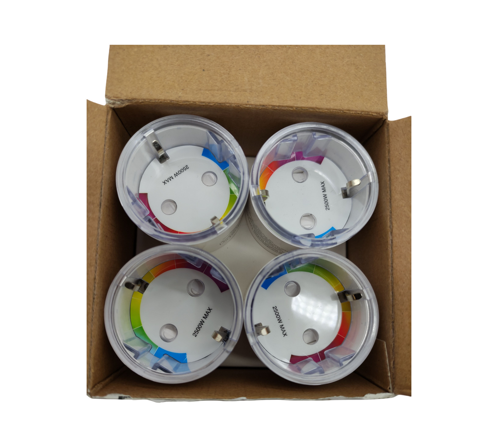 GHome Smart WLAN Steckdose 4er Pack Stromverbrauch messen