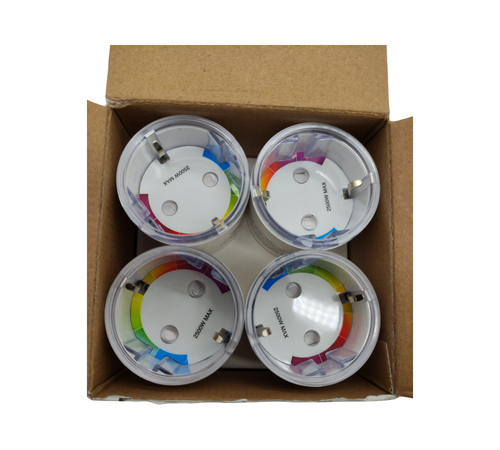 GHome Smart WLAN Steckdose 4er Pack Stromverbrauch messen
