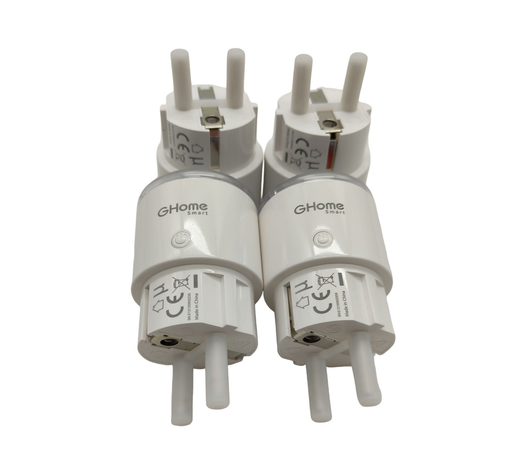 GHome Smart WLAN Steckdose 4er Pack Stromverbrauch messen