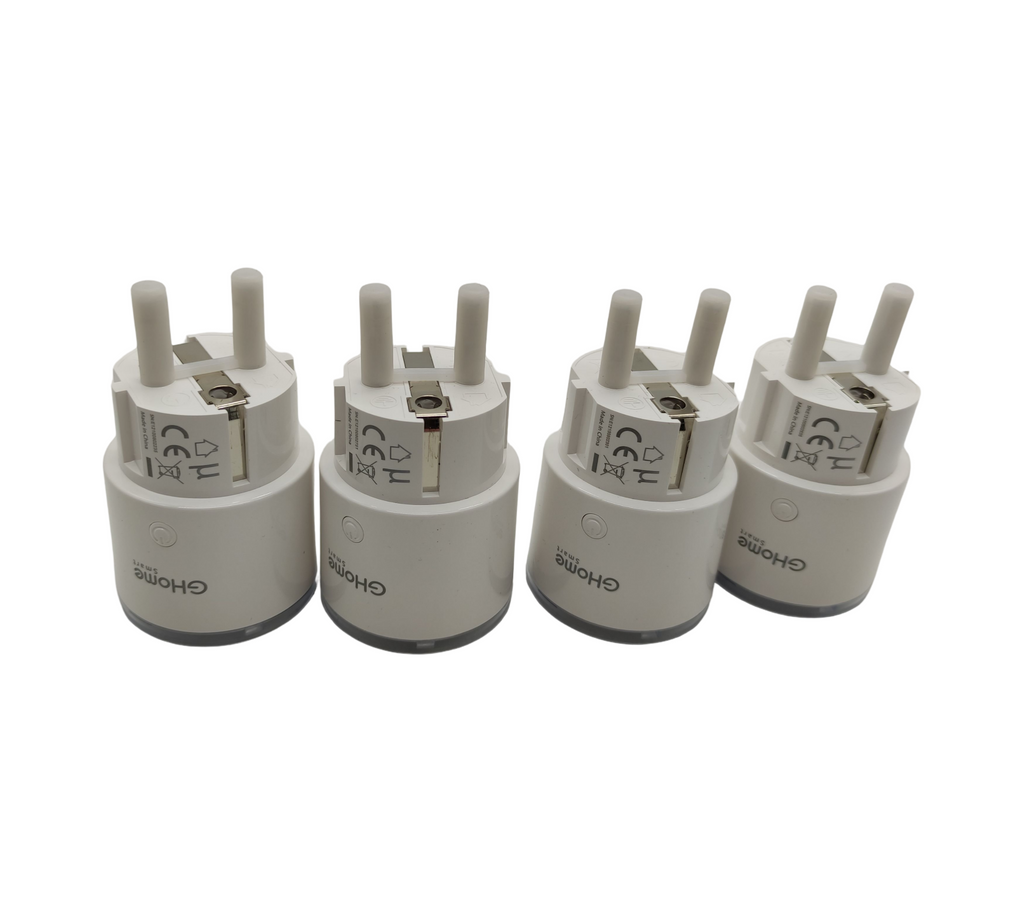 GHome Smart WLAN Steckdose 4er Pack Stromverbrauch messen