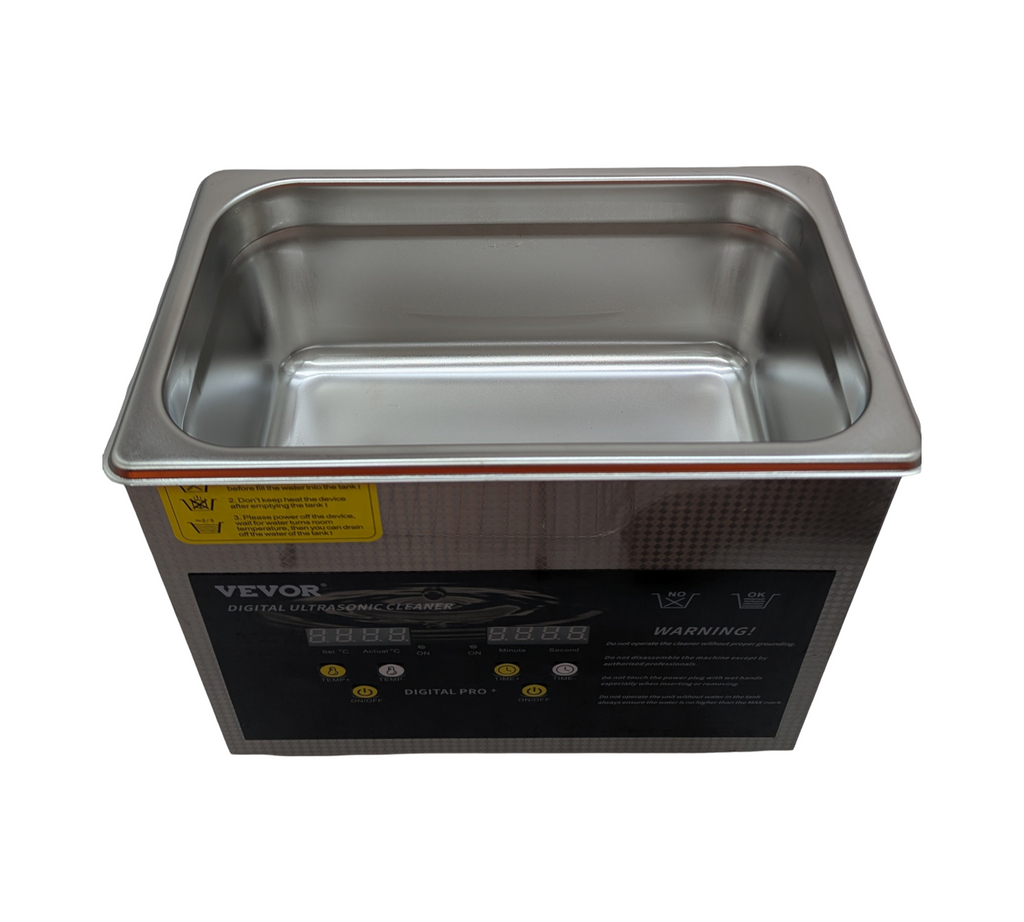 VEVOR Ultraschallreiniger 3L 120W mit 200W Heizfunktion Edelstahlgerät