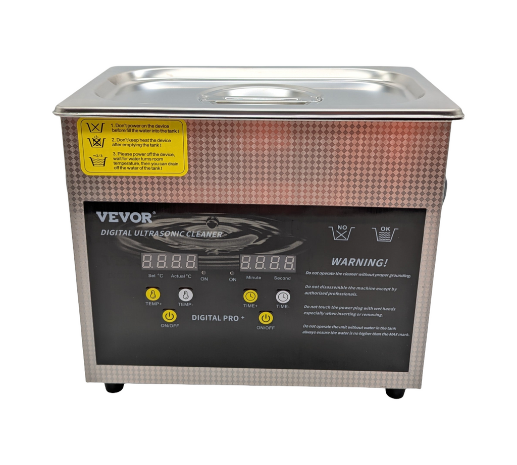 VEVOR Ultraschallreiniger 3L 120W mit 200W Heizfunktion Edelstahlgerät