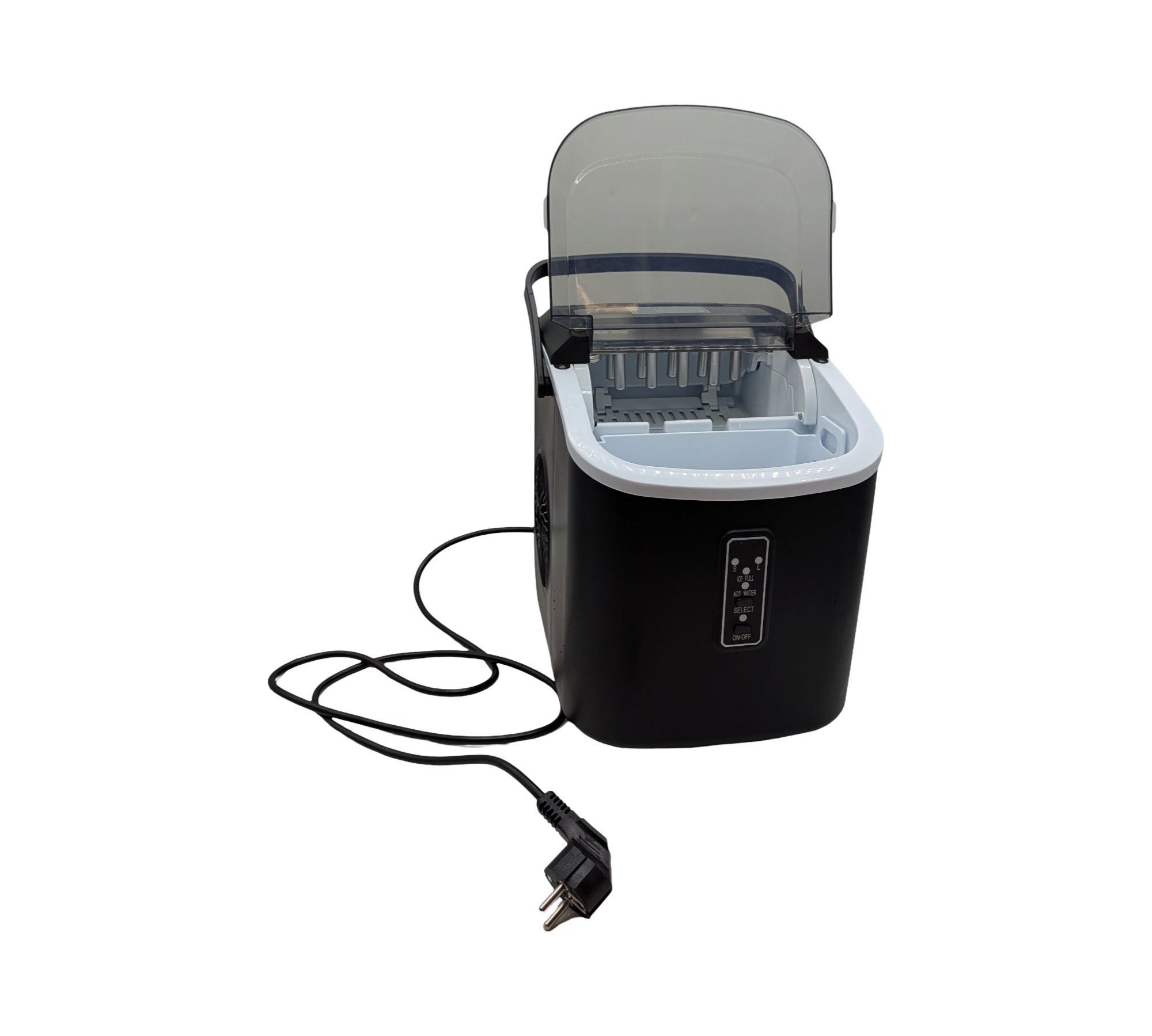 EUHOMY Eiswürfelmaschine kompakt 12 kg/Tag Selbstreinigung tragbar 9 Würfel 