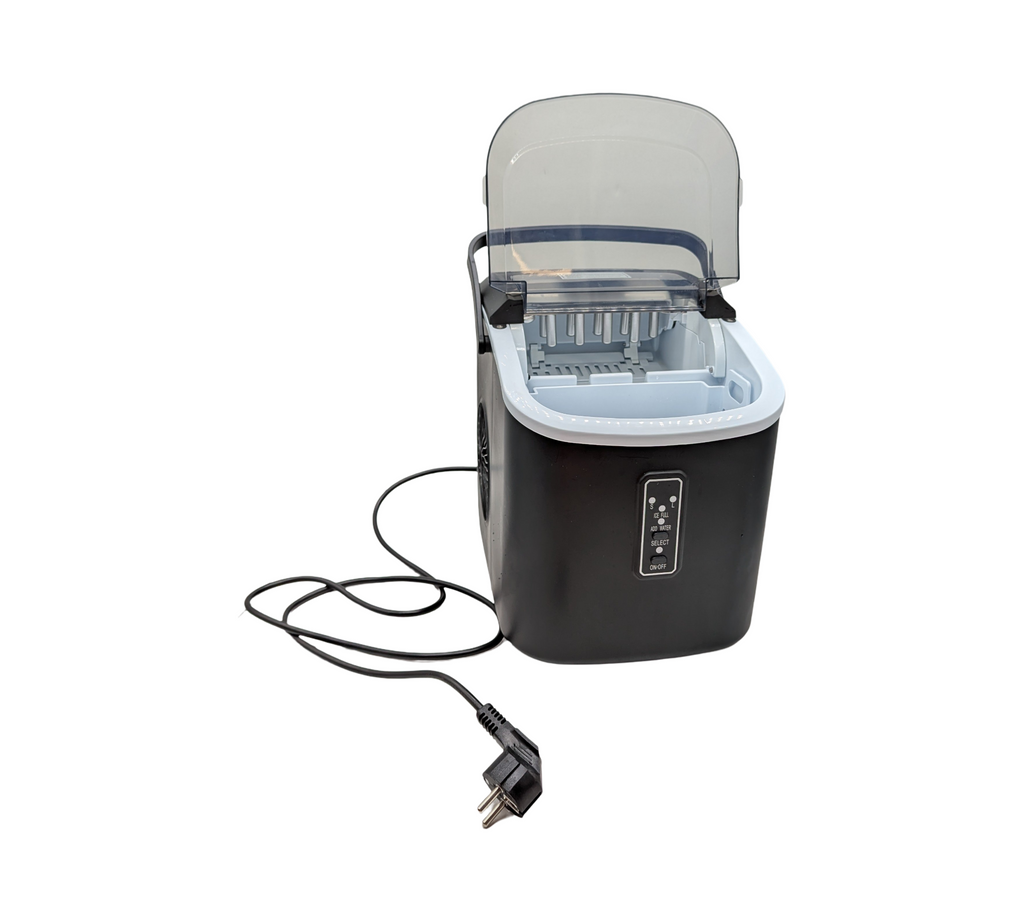 EUHOMY Eiswürfelmaschine kompakt 12 kg/Tag Selbstreinigung tragbar 9 Würfel 