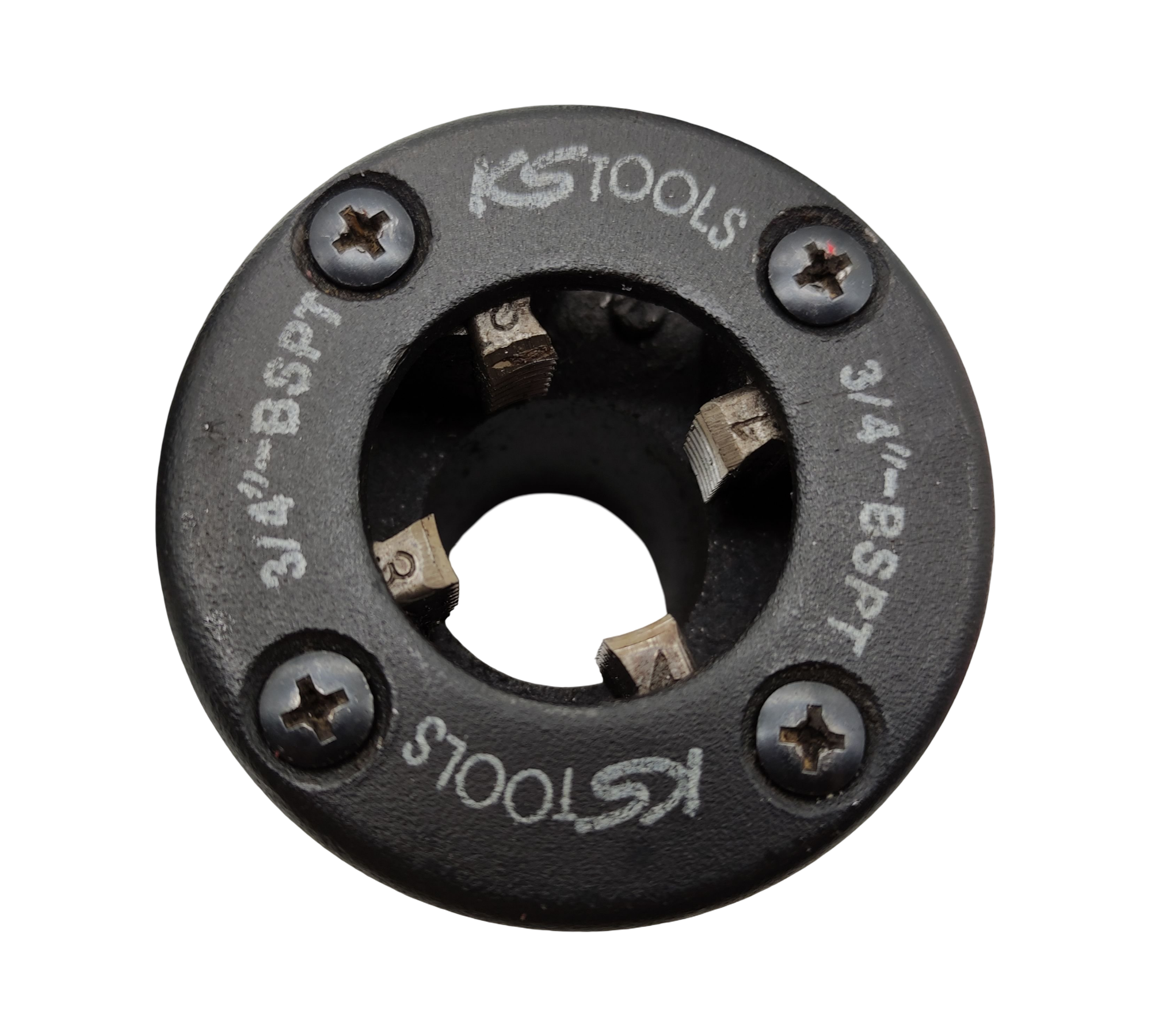 KS TOOLS 903.3300 Handgewindeschneidsatz BSPT 3/8-1-11/4
