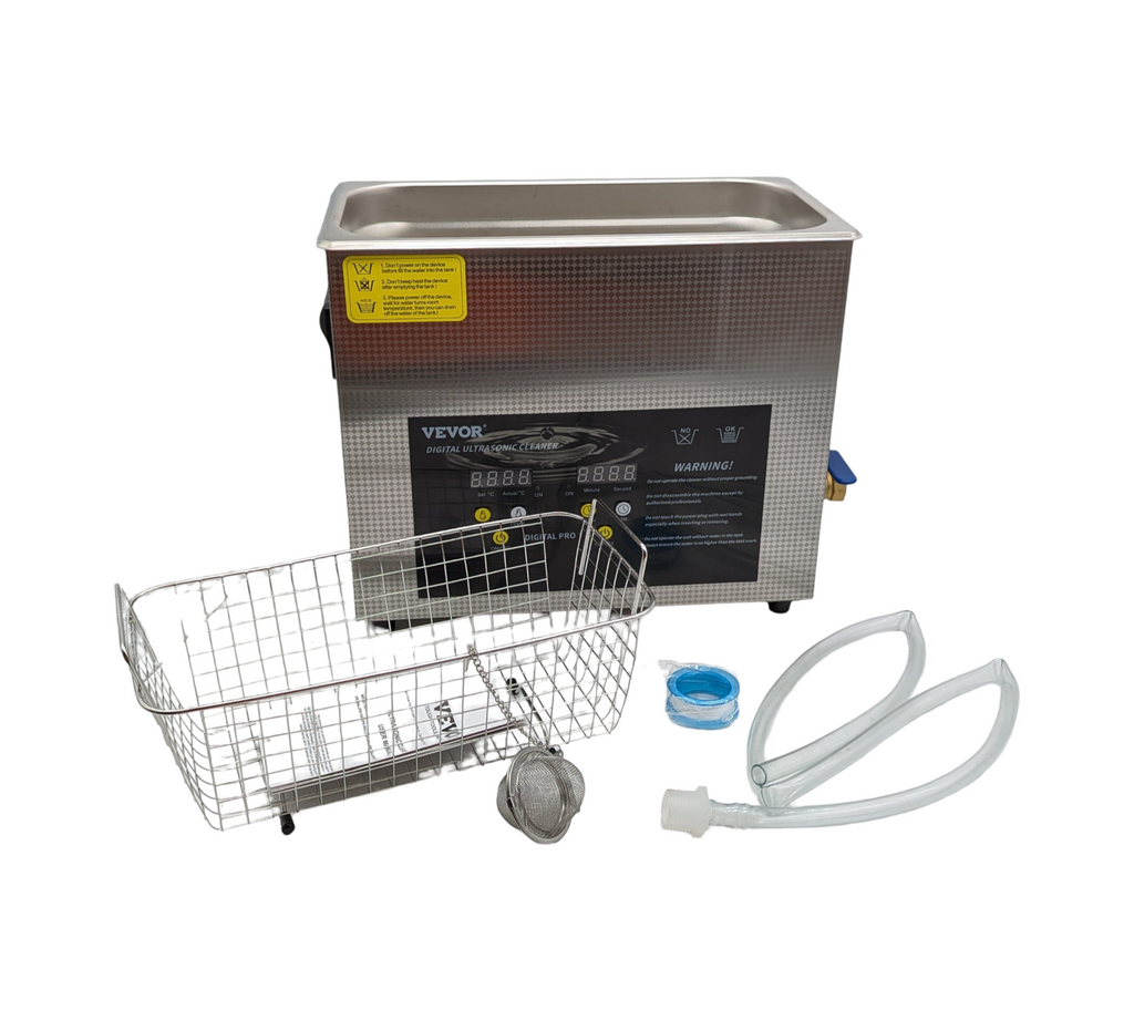 VEVOR Ultraschallreiniger 6L 200W Heizung 180W Ultraschall digital