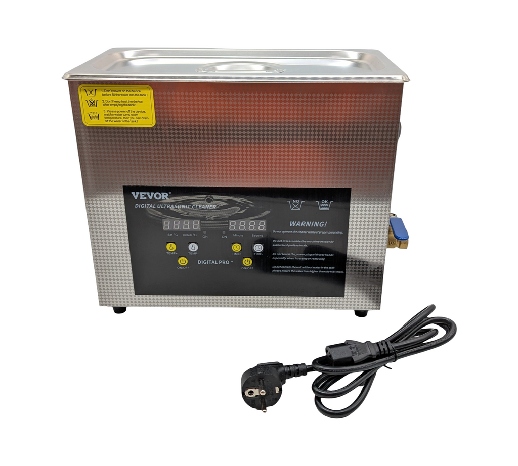 VEVOR Ultraschallreiniger 6L 200W Heizung 180W Ultraschall digital