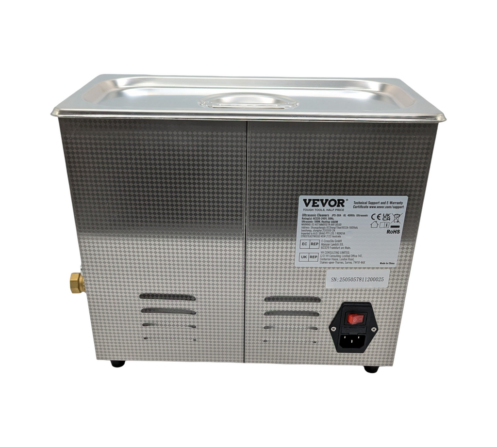 VEVOR Ultraschallreiniger 6L 200W Heizung 180W Ultraschall digital