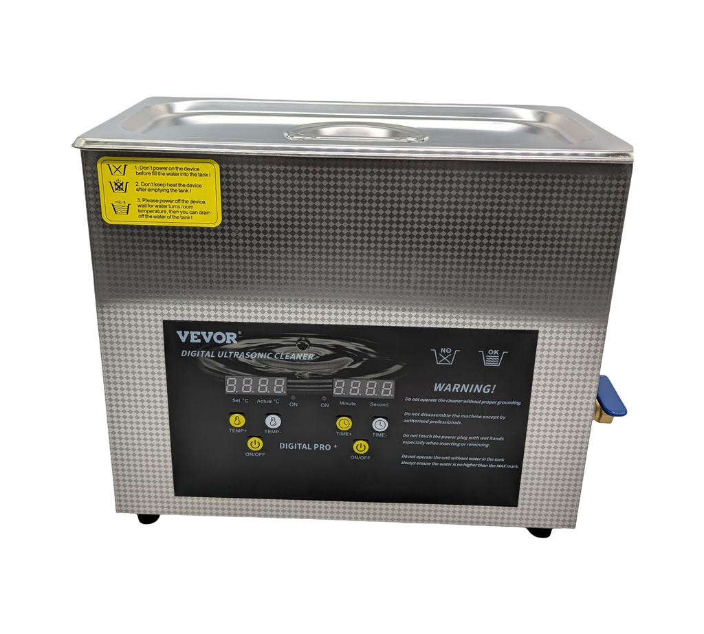 VEVOR Ultraschallreiniger 6L 200W Heizung 180W Ultraschall digital