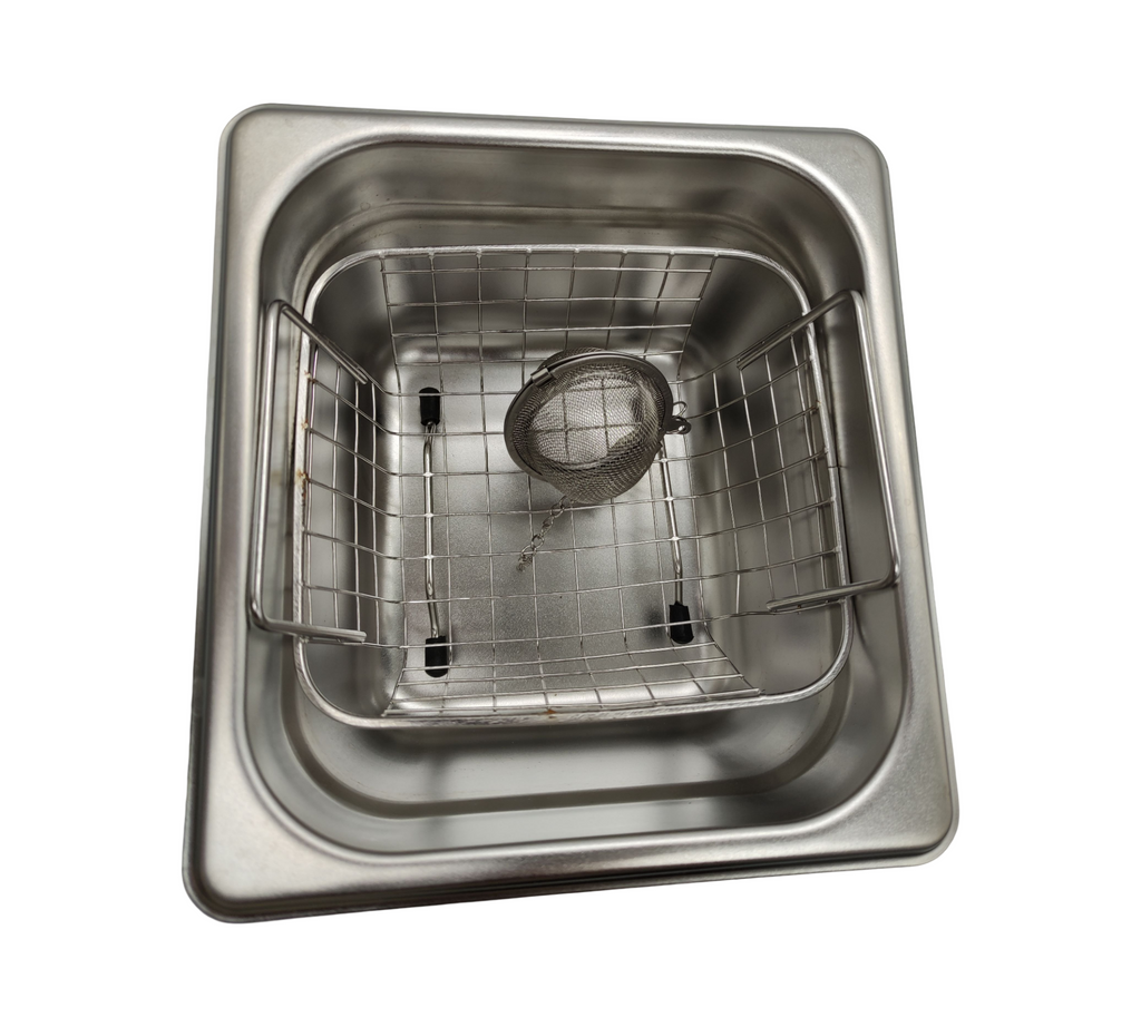 VEVOR Ultraschallreiniger 2L digital mit Heizfunktion Timer Korb 60W