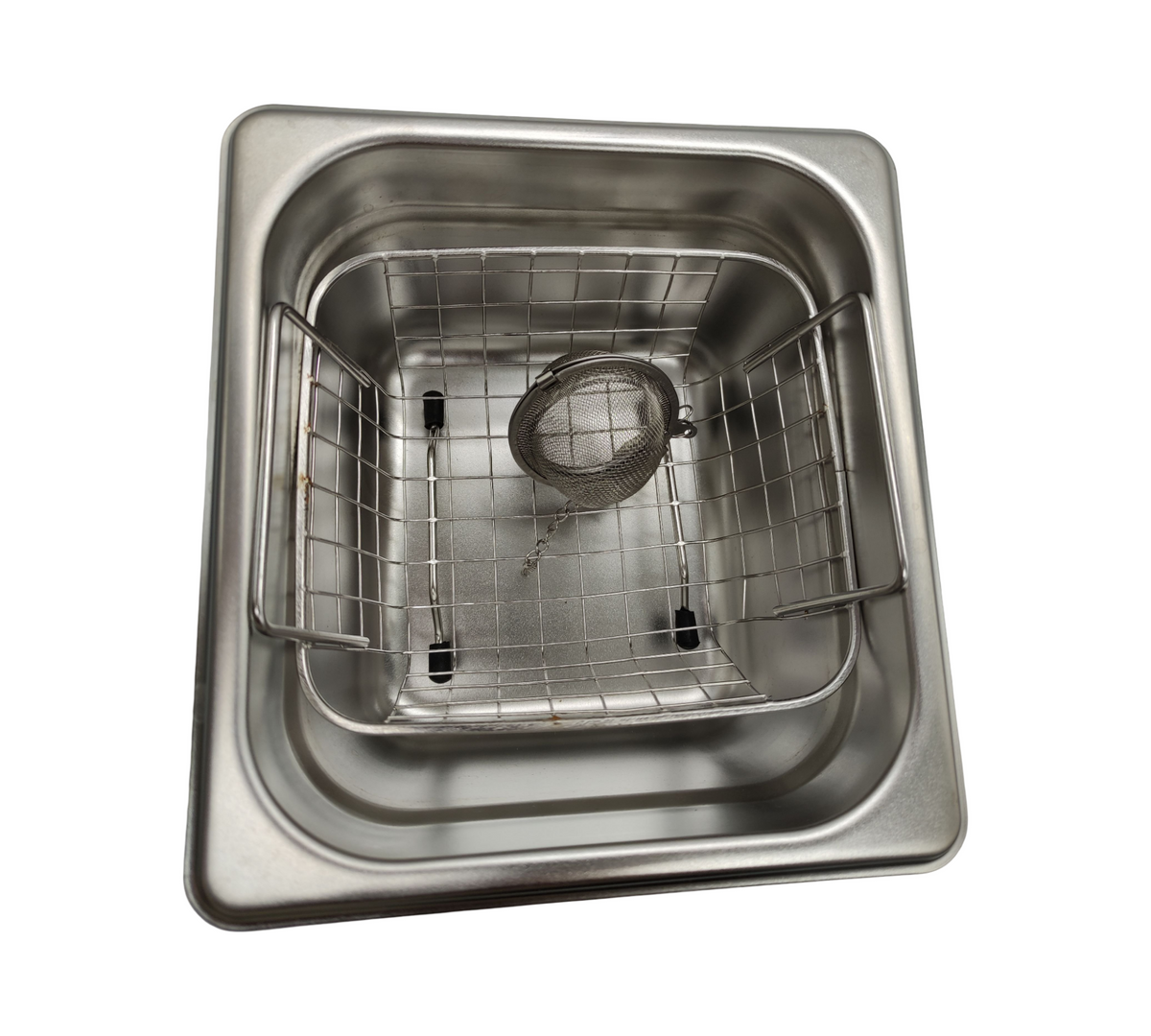 VEVOR Ultraschallreiniger 2L digital mit Heizfunktion Timer Korb 60W