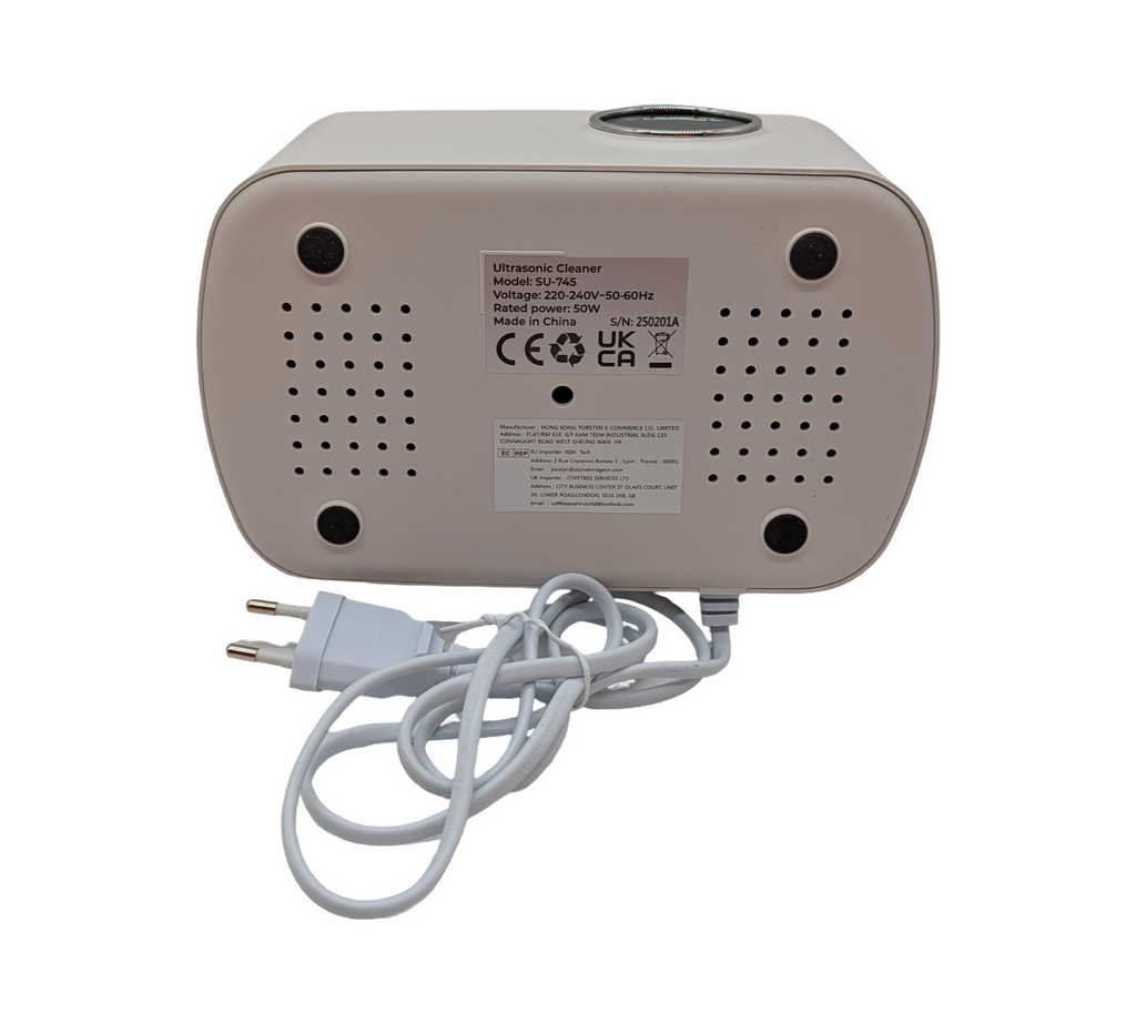 Ultraschallreiniger 600 ml mit 5 Zeitfunktionen und Digitalanzeige