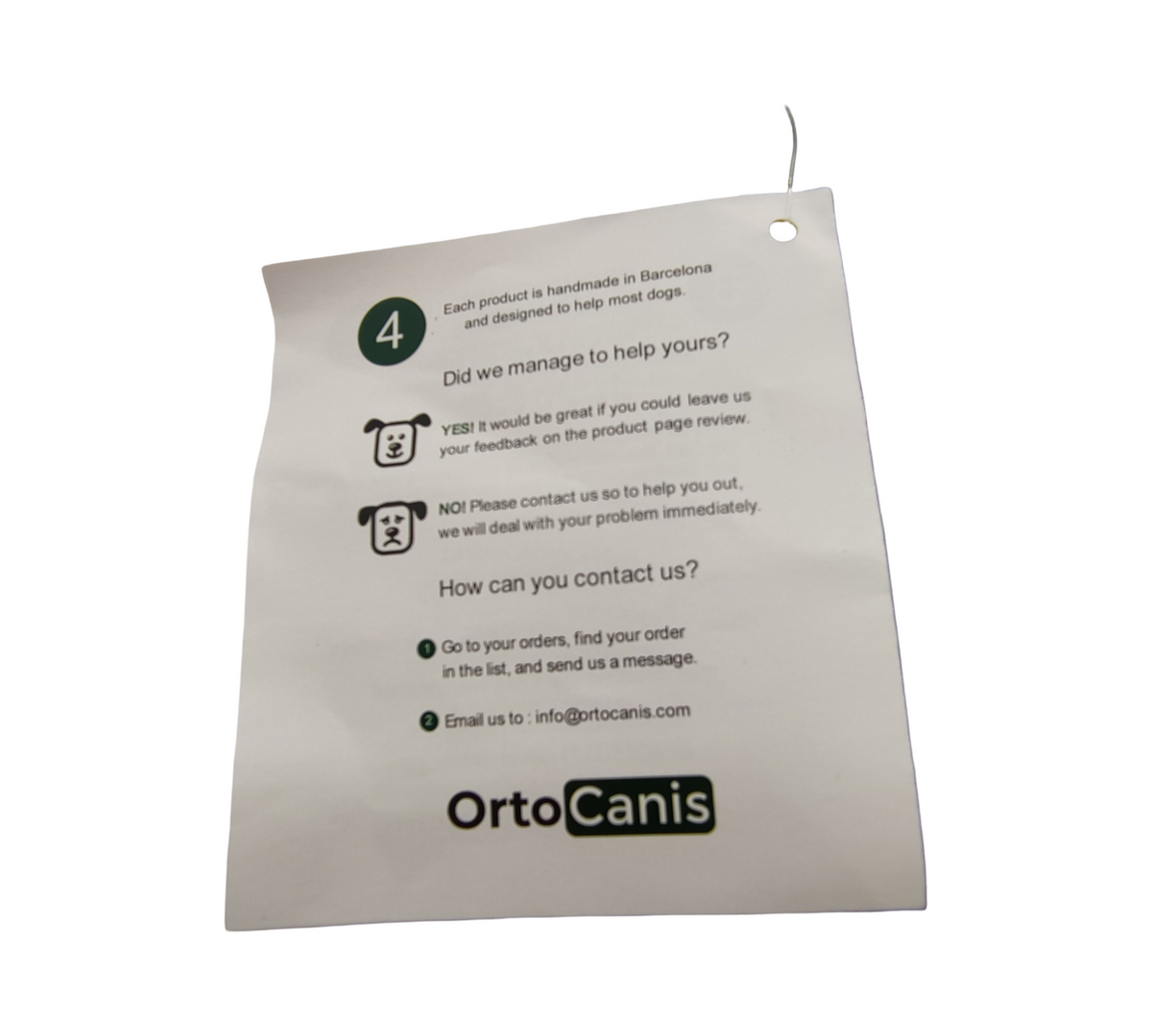 Ortocanis Knie-Orthese Hund links Neopren Aluminium Größe L