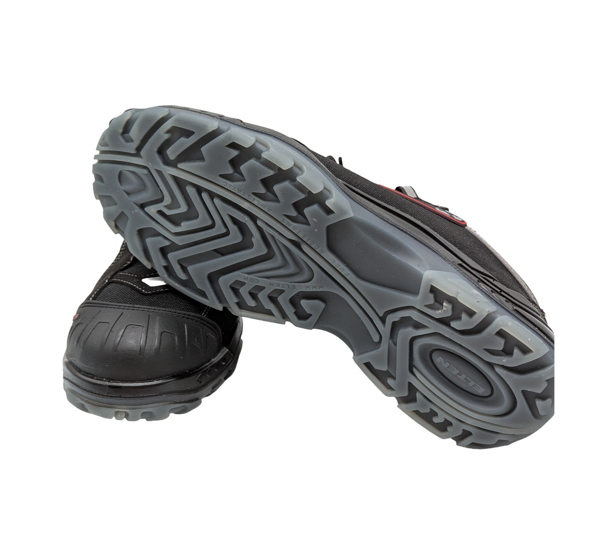 ELTEN SENEX Pro Sicherheitsschuhe ESD S3 Schwarz Rot durchtrittsicher Zehenkappe Größe 45