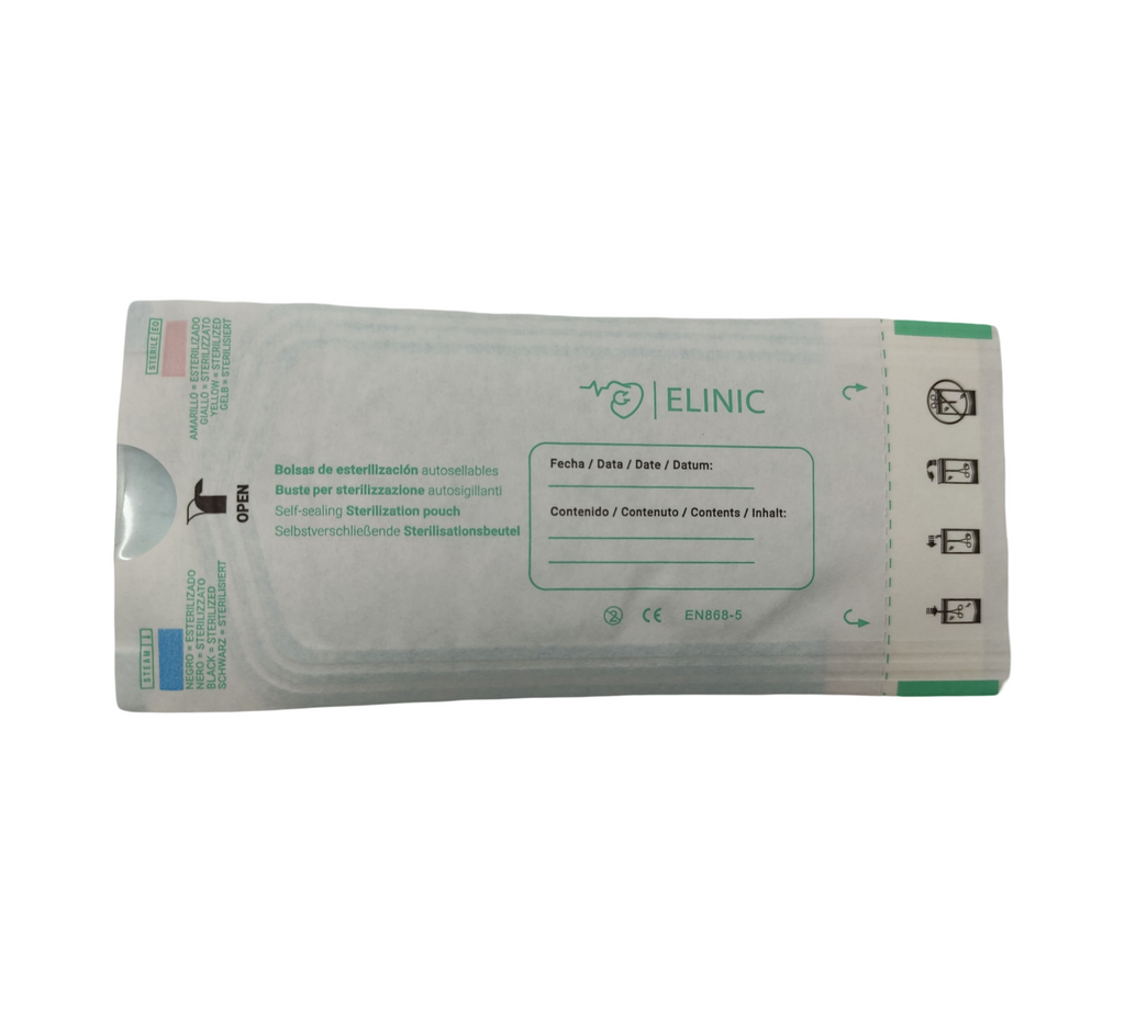 Elinic Sterilisationsbeutel selbstklebend 57x130 mm 200er-Pack