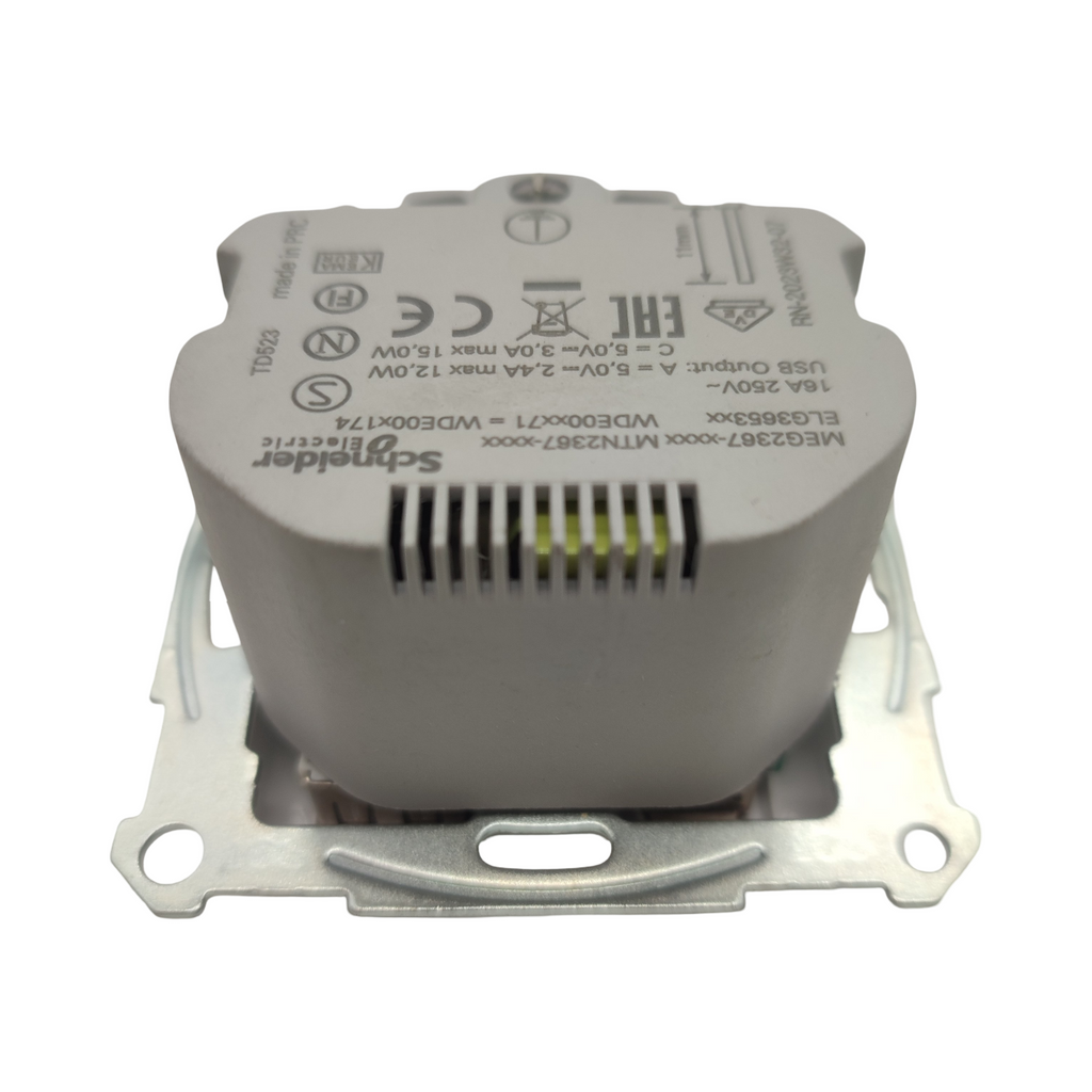 Schneider Merten MEG2367-0325 Schuko USB A+C Aktivweiß