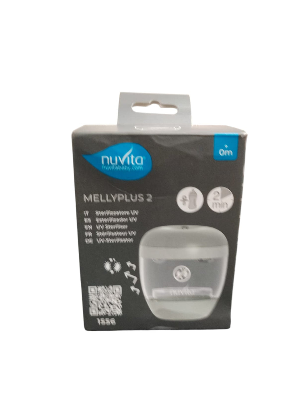 Nuvita 1556 MellyPlus UV-Sterilisator tragbar Babyflaschen Schnuller