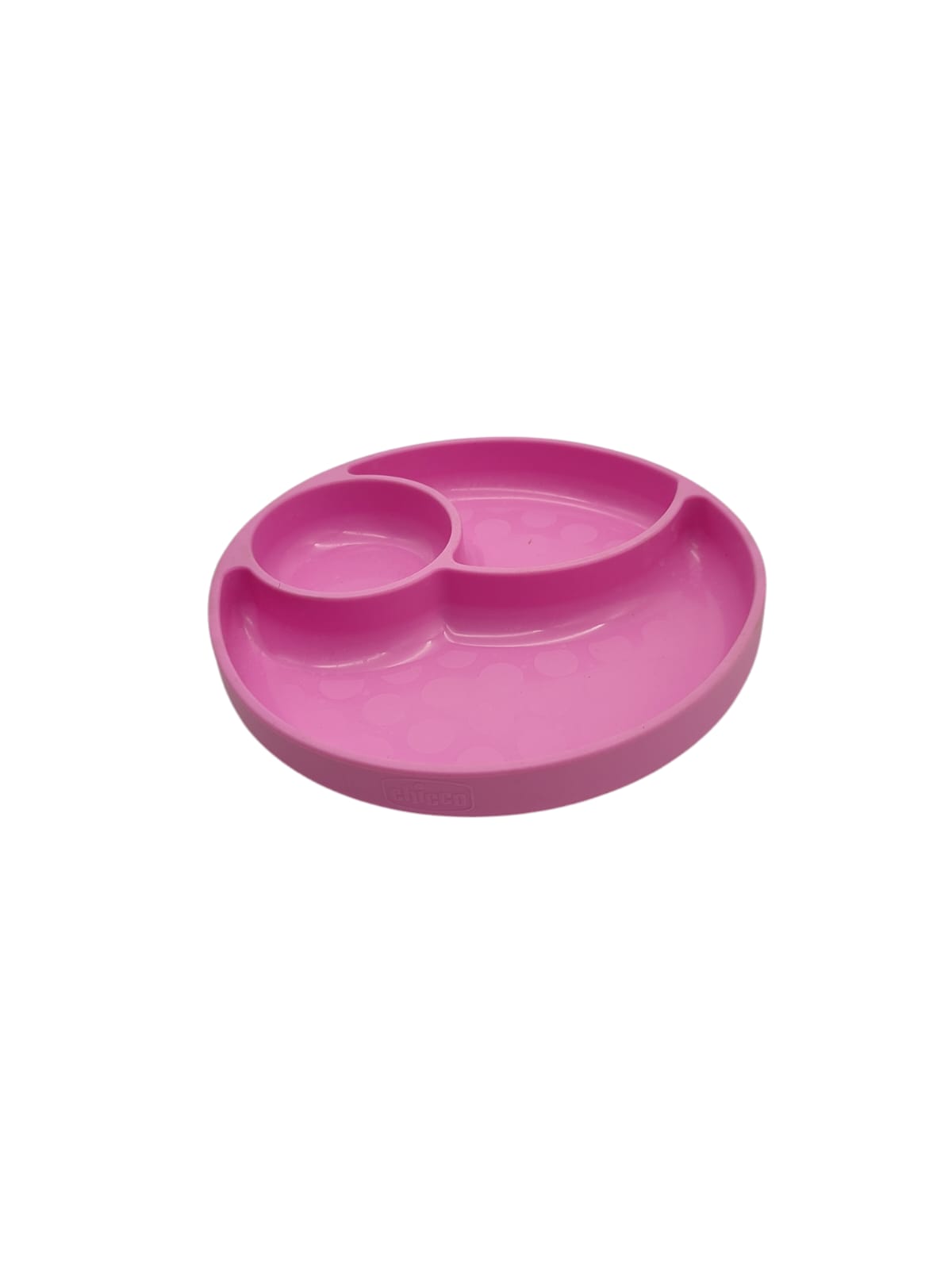 Chicco Silikonteller Saugnapf Babyteller 3 Fächer