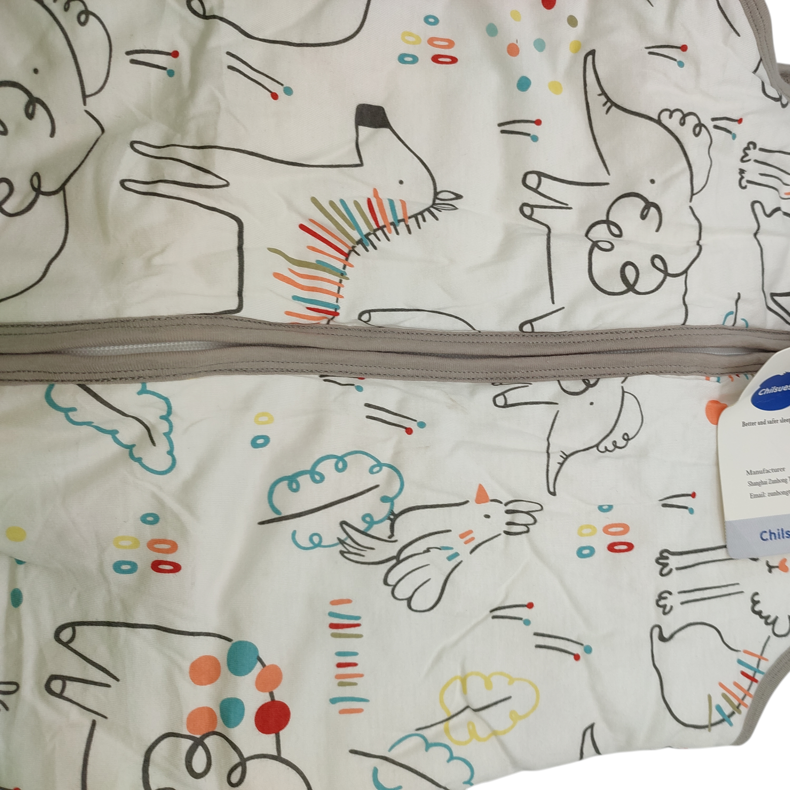 Chilsuessy Baby Schlafsack mit Füße 2.5 Tog Ganzjahres Babyschlafsack
