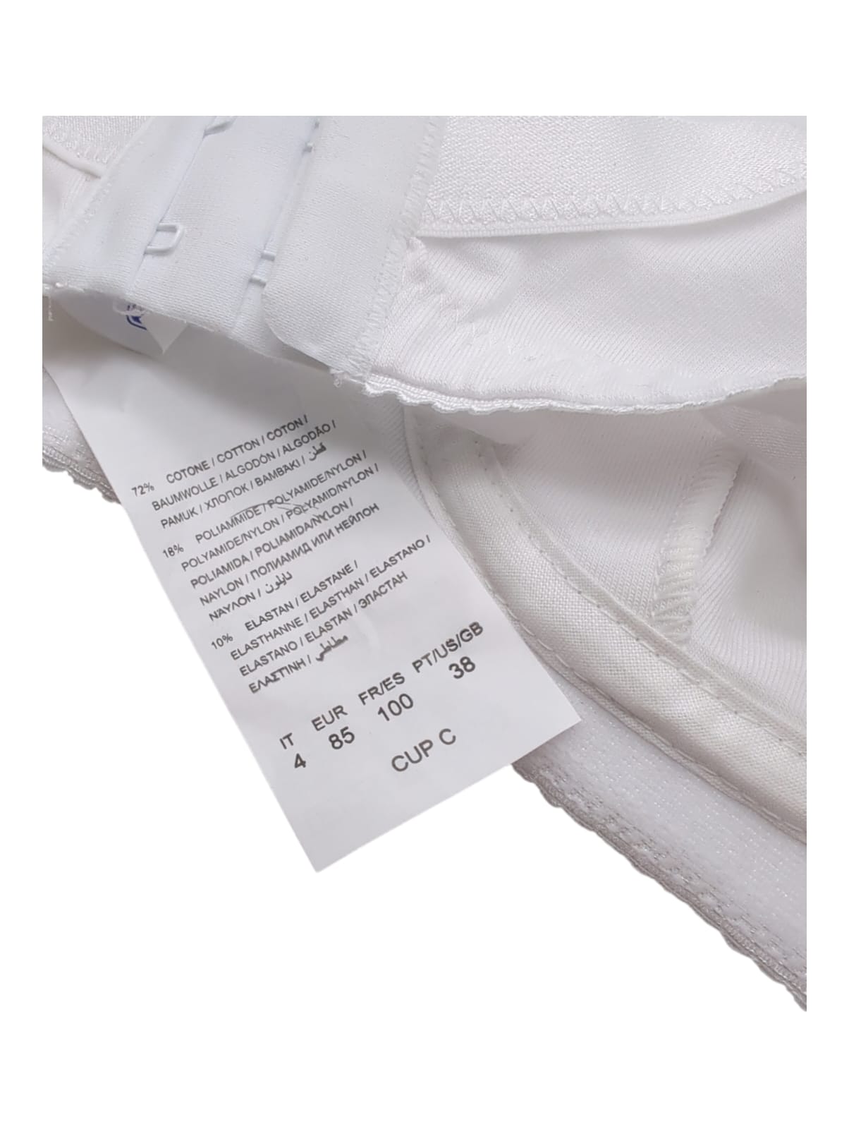Chicco Cotton Nursing Bra White 4C