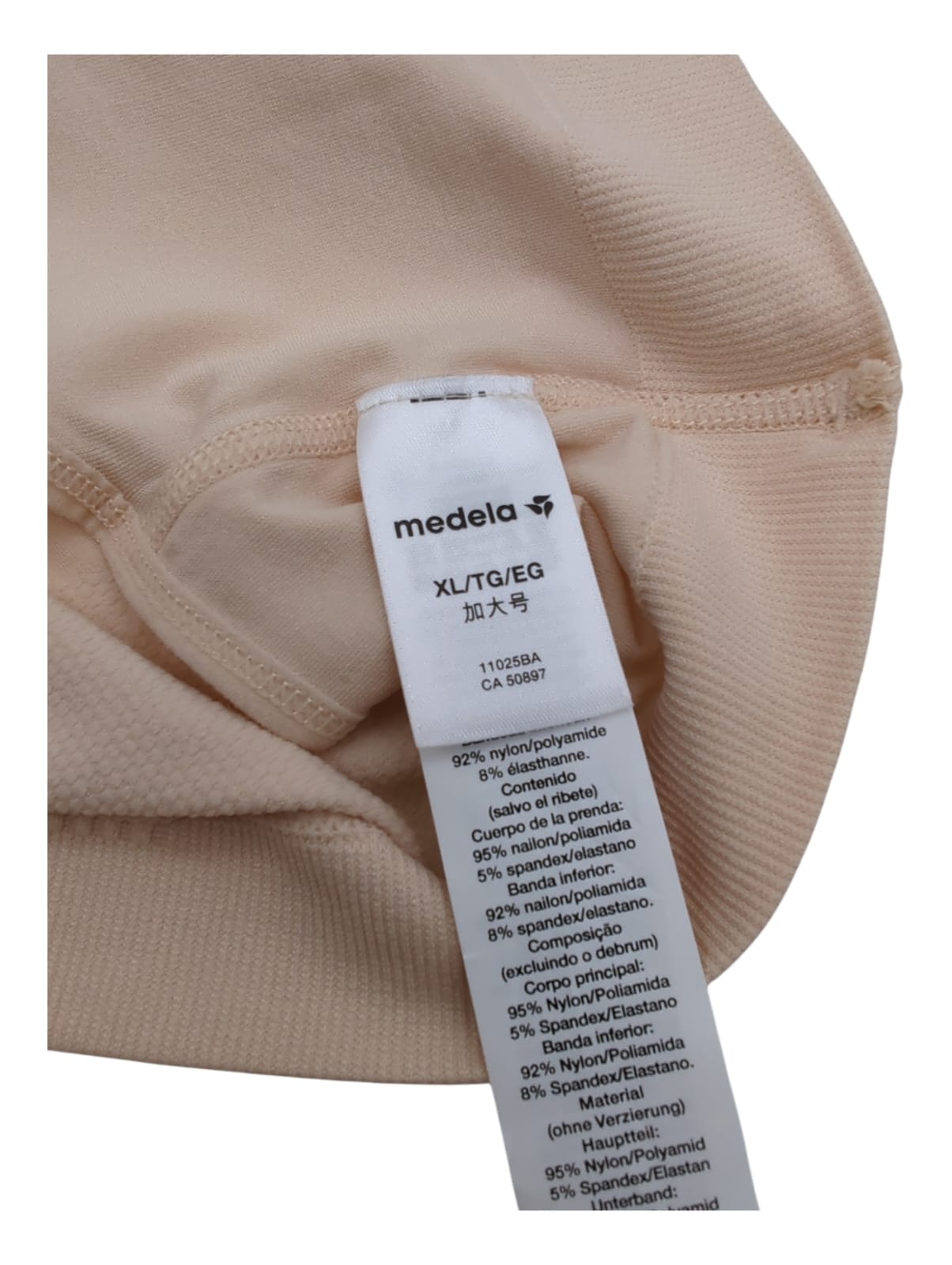 Medela Keep Cool Sleep Bustier nahtlos Mutterschaft Größe XL