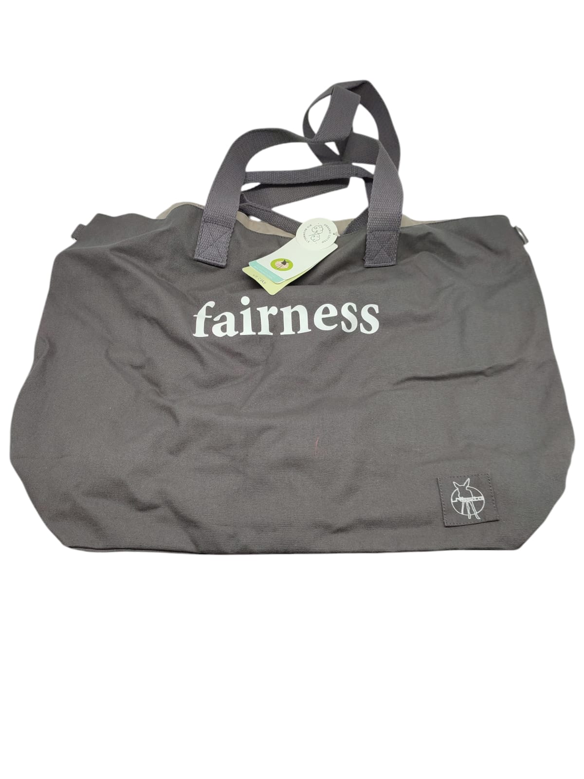 LÄSSIG Stroller Organizer Bag Organic Cotton Washable Anthracite