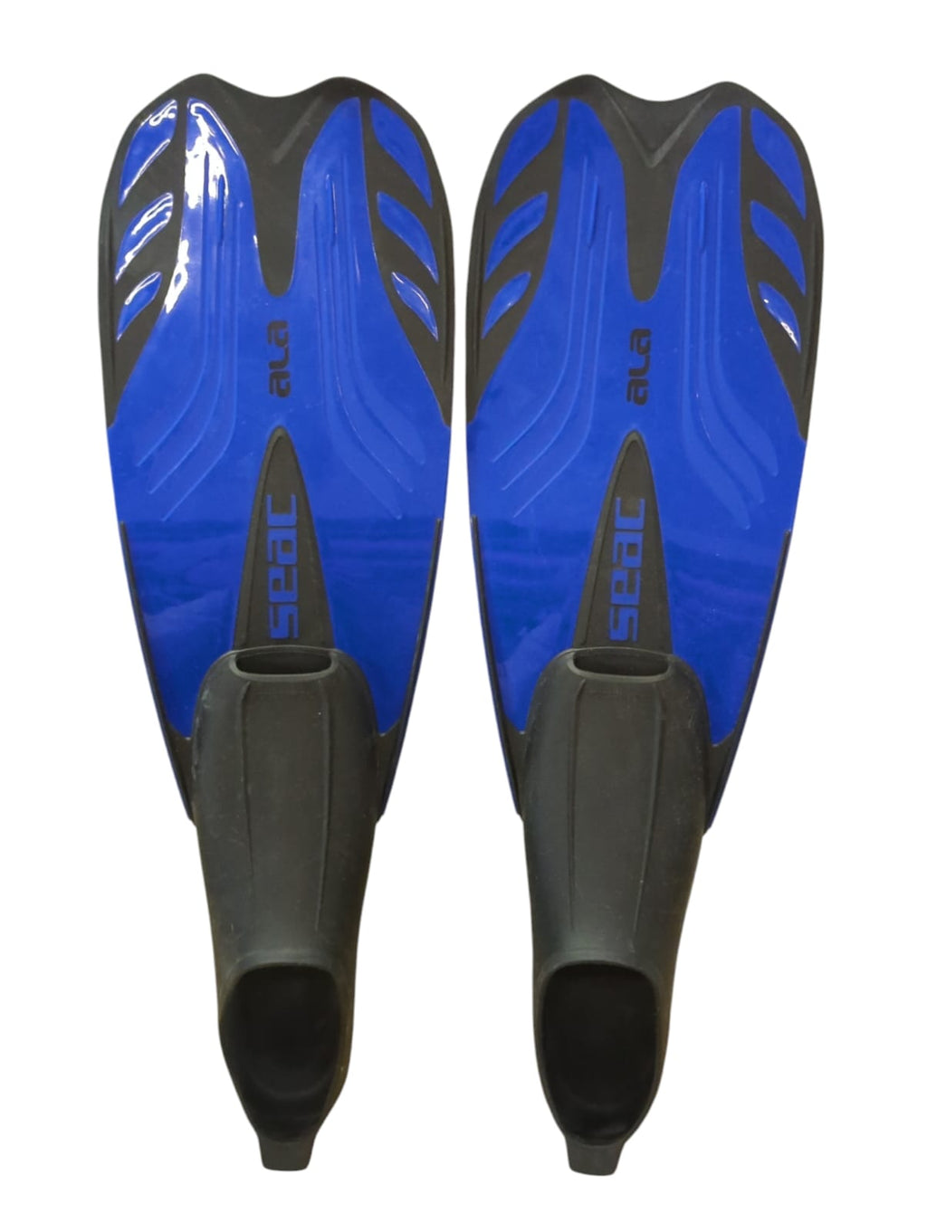 Seac ALA geschlossene Flossen Blau Metall Größe 38/39