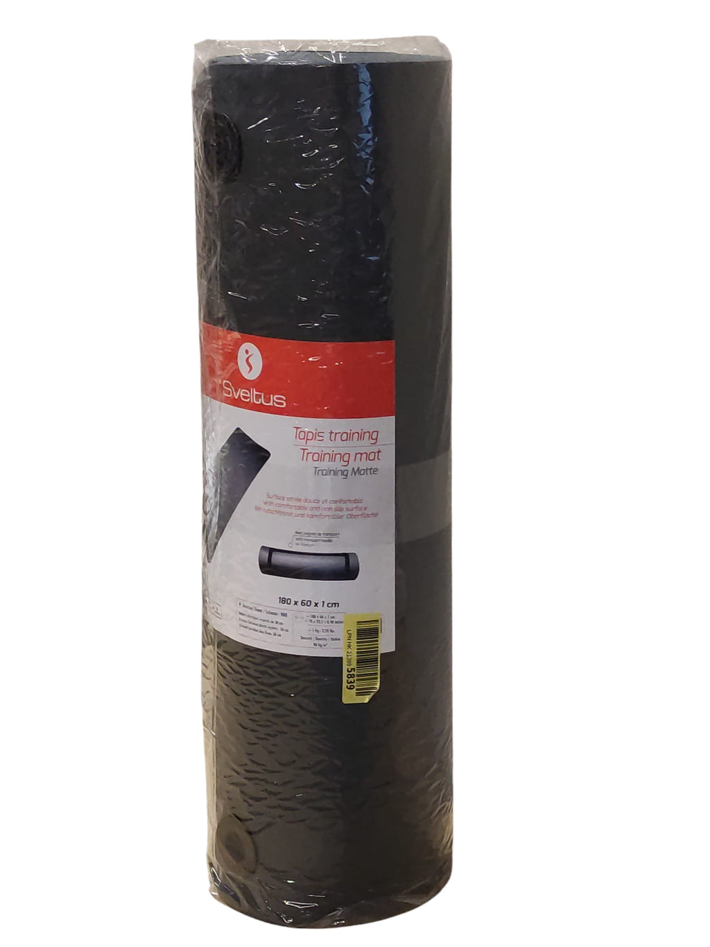 Sveltus Training Tapis Trainingsmatte Grau 180x60 cm Unisex Erwachsene