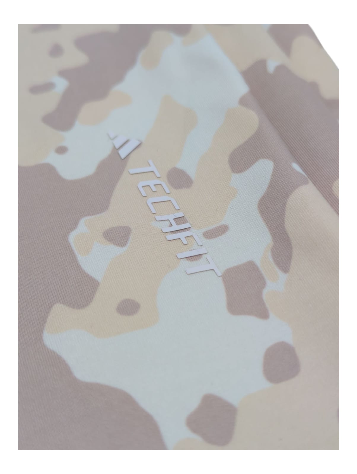 Adidas Damen Leggings Techfit Off White Sand Strata Größe M