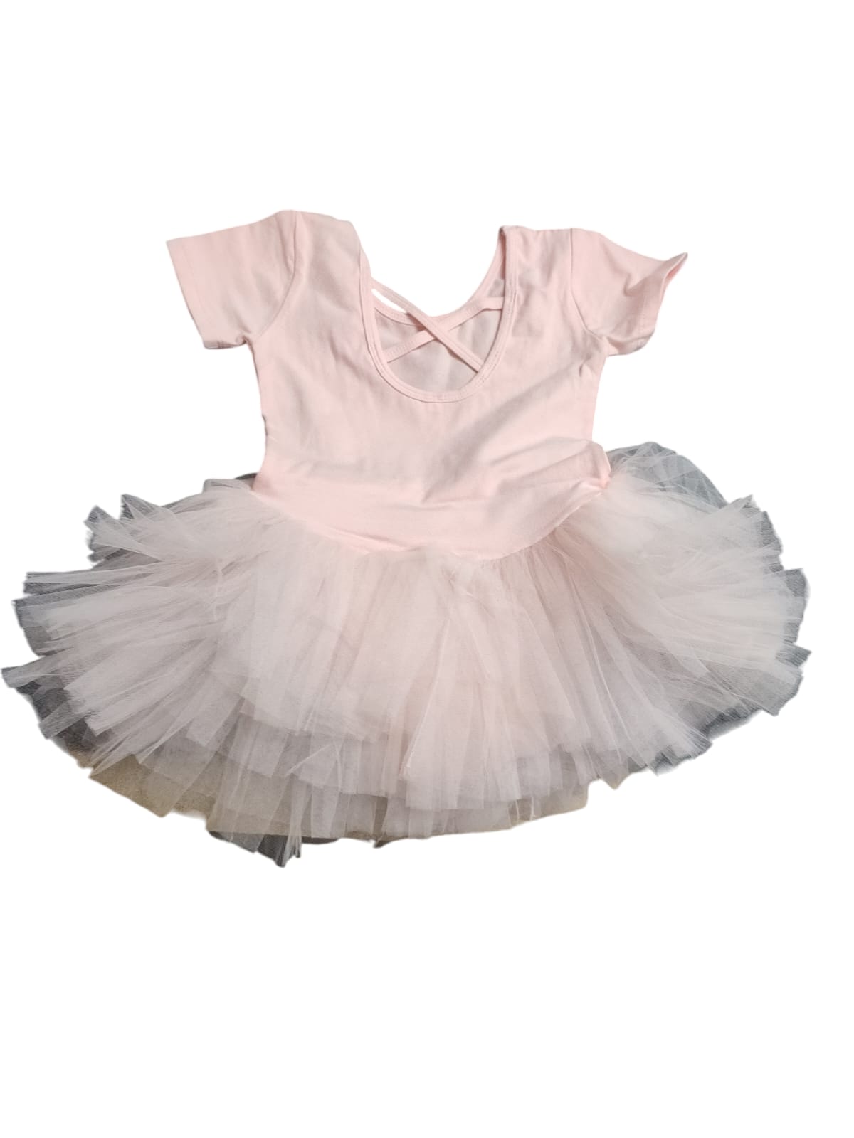 Bezioner Kinder Ballettkleid Tütü Balletttrikot Mädchen Baumwolle