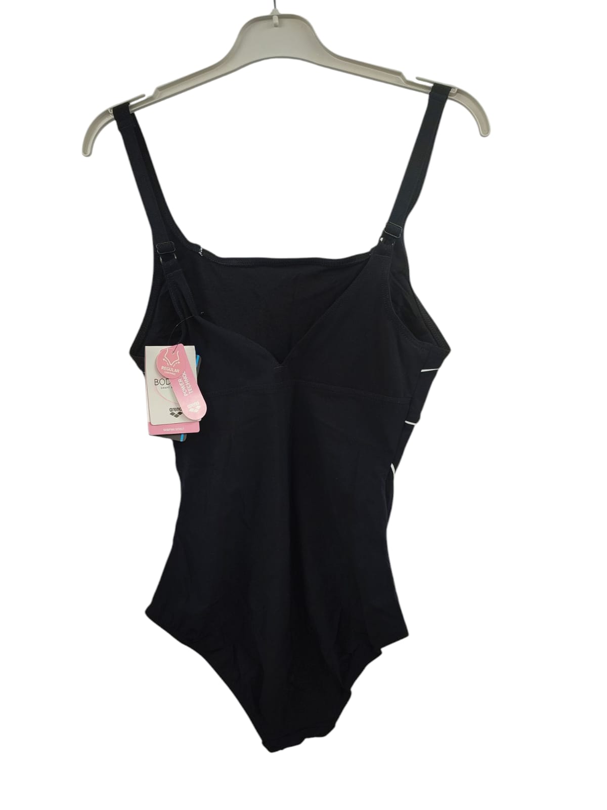 Arena Damen Jewel Badeanzug Einteiler Sport Schwimmen Gr. 46 Schwarz Weiß