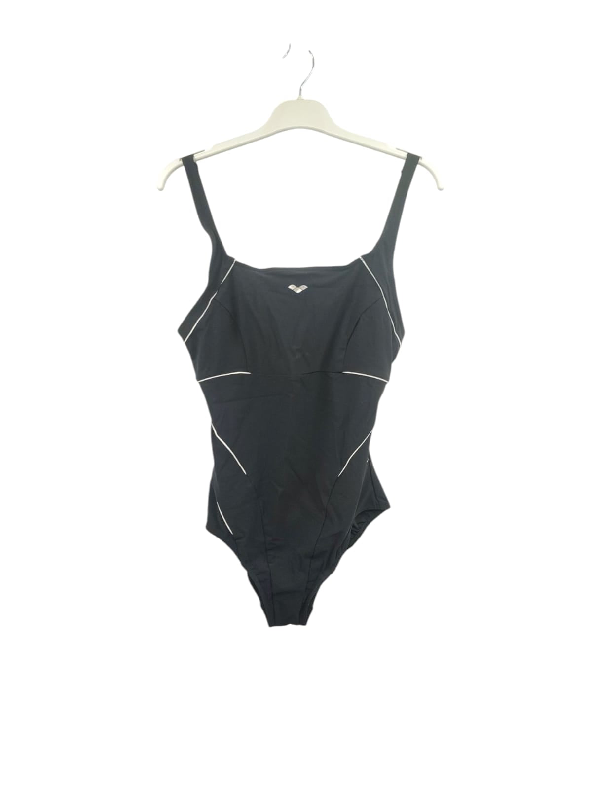 Arena Damen Jewel Badeanzug Einteiler Sport Schwimmen Gr. 46 Schwarz Weiß