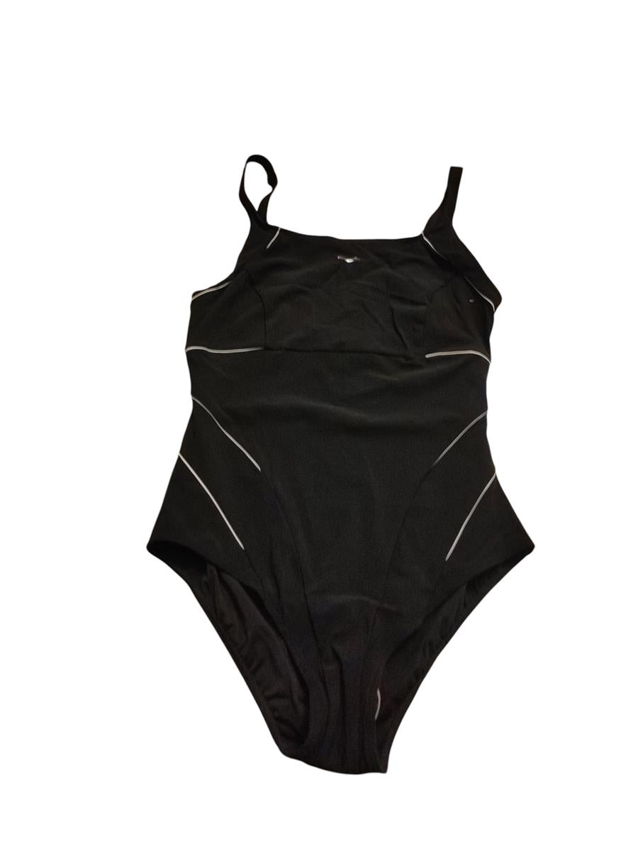 Arena Damen Jewel Badeanzug Einteiler Sport Schwimmen Gr. 46 Schwarz Weiß