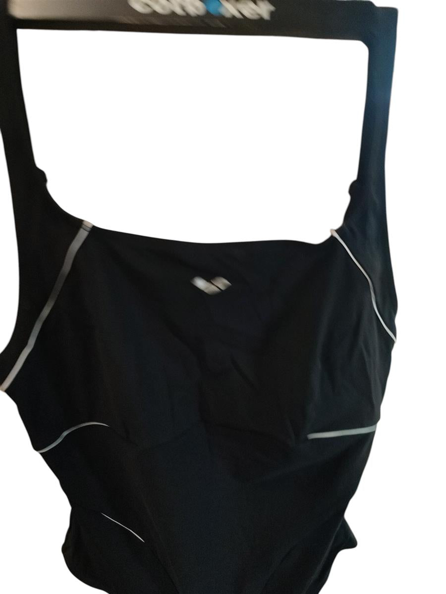Arena Damen Jewel Badeanzug Einteiler Sport Schwimmen Gr. 46 Schwarz Weiß