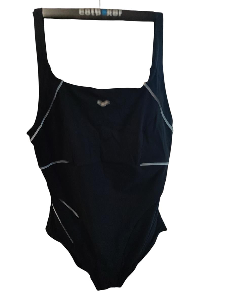Arena Damen Jewel Badeanzug Einteiler Sport Schwimmen Gr. 46 Schwarz Weiß