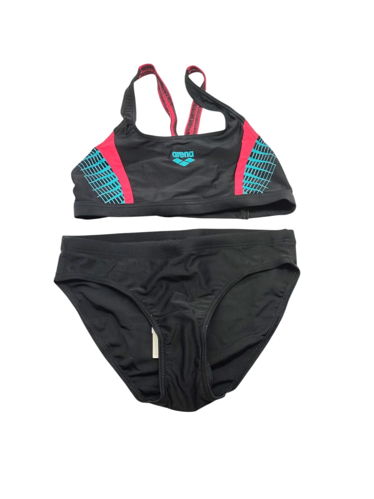 Arena Damen W Threefold Bikini 2-teilig Schwimmen Größe 36 Schwarz Anguria