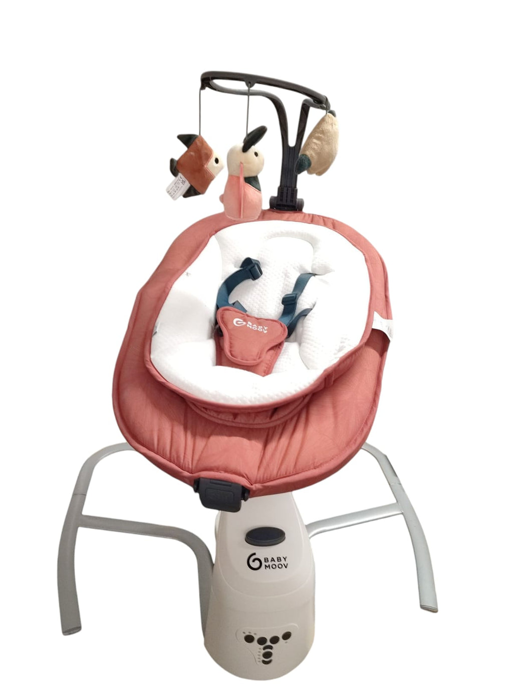 Babymoov Swoon Motion Babyschaukel Babywippe 360° Sitz Terracotta