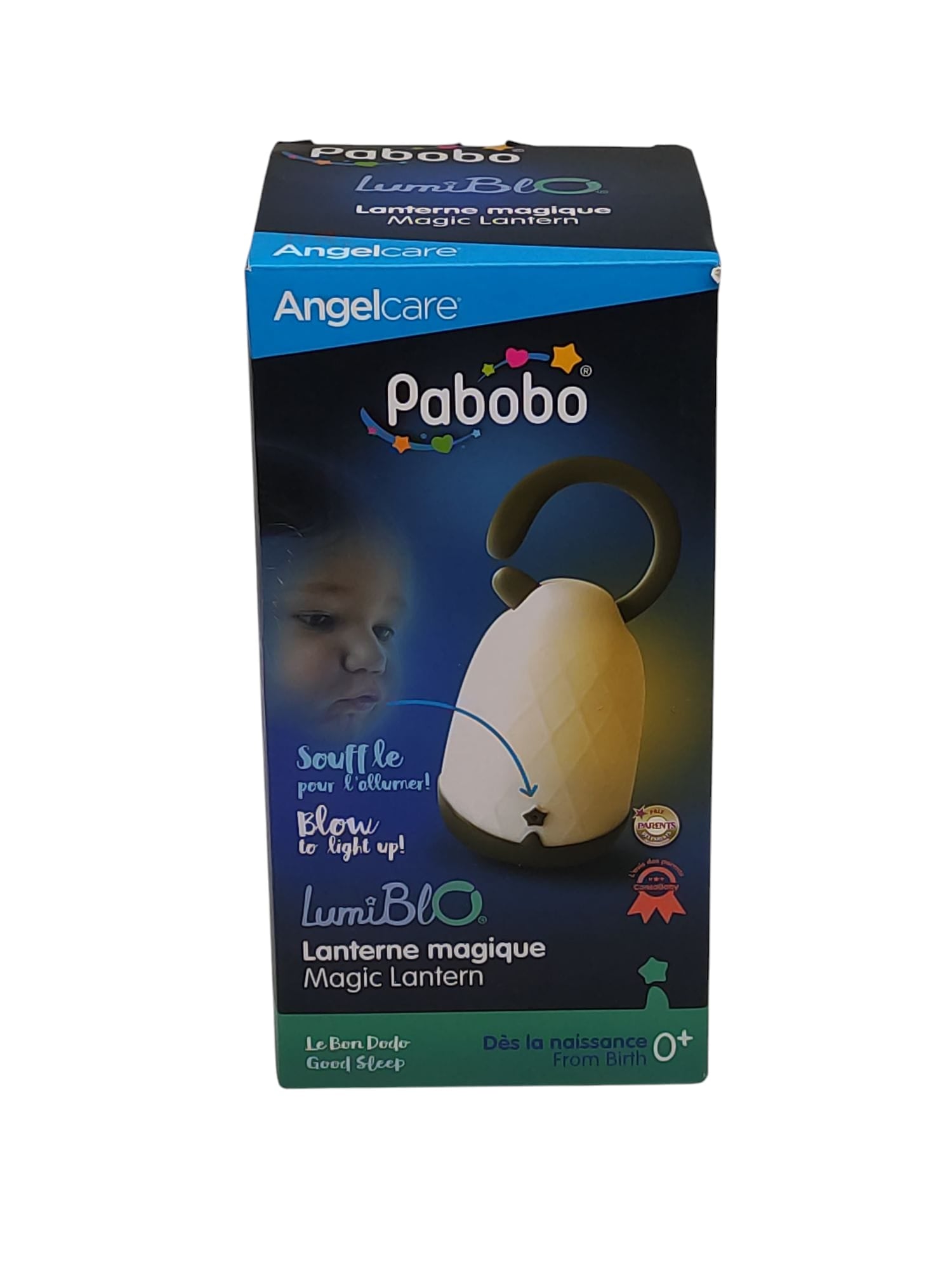 Pabobo Night Light with Blow Control, Rechargeable USB Baby 0+