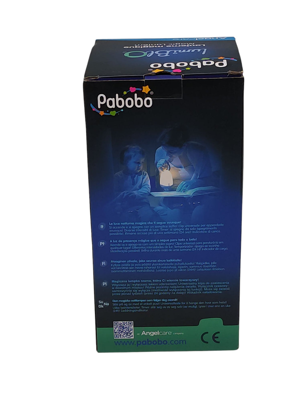 Pabobo Nachtlicht Blassteuerung wiederaufladbar USB Baby automatisch abschaltend 0+ 15x15x26cm