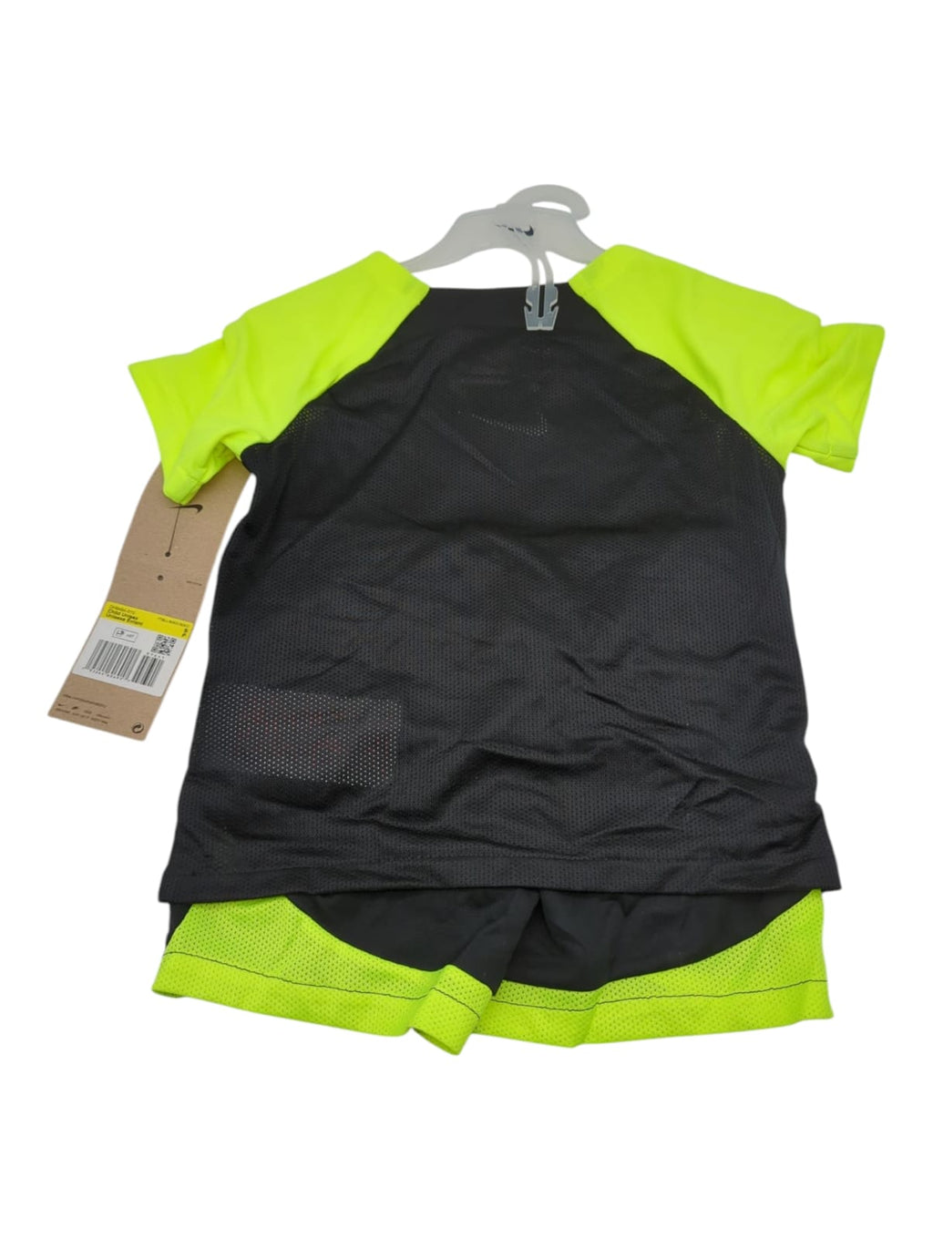Nike Unisex Kinder Trainingsset Schwarz Volt Weiß Größe S DH9484-010