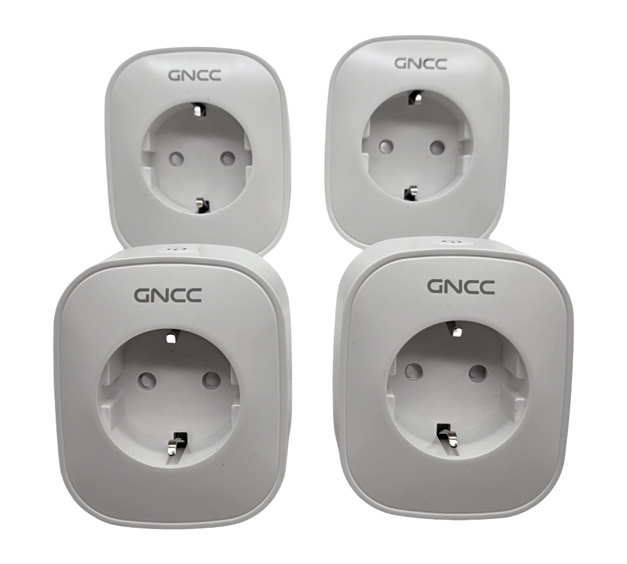 Generic GNCC WLAN Steckdose 4er Pack Stromverbrauchsanzeige Alexa Google Home kompatibel